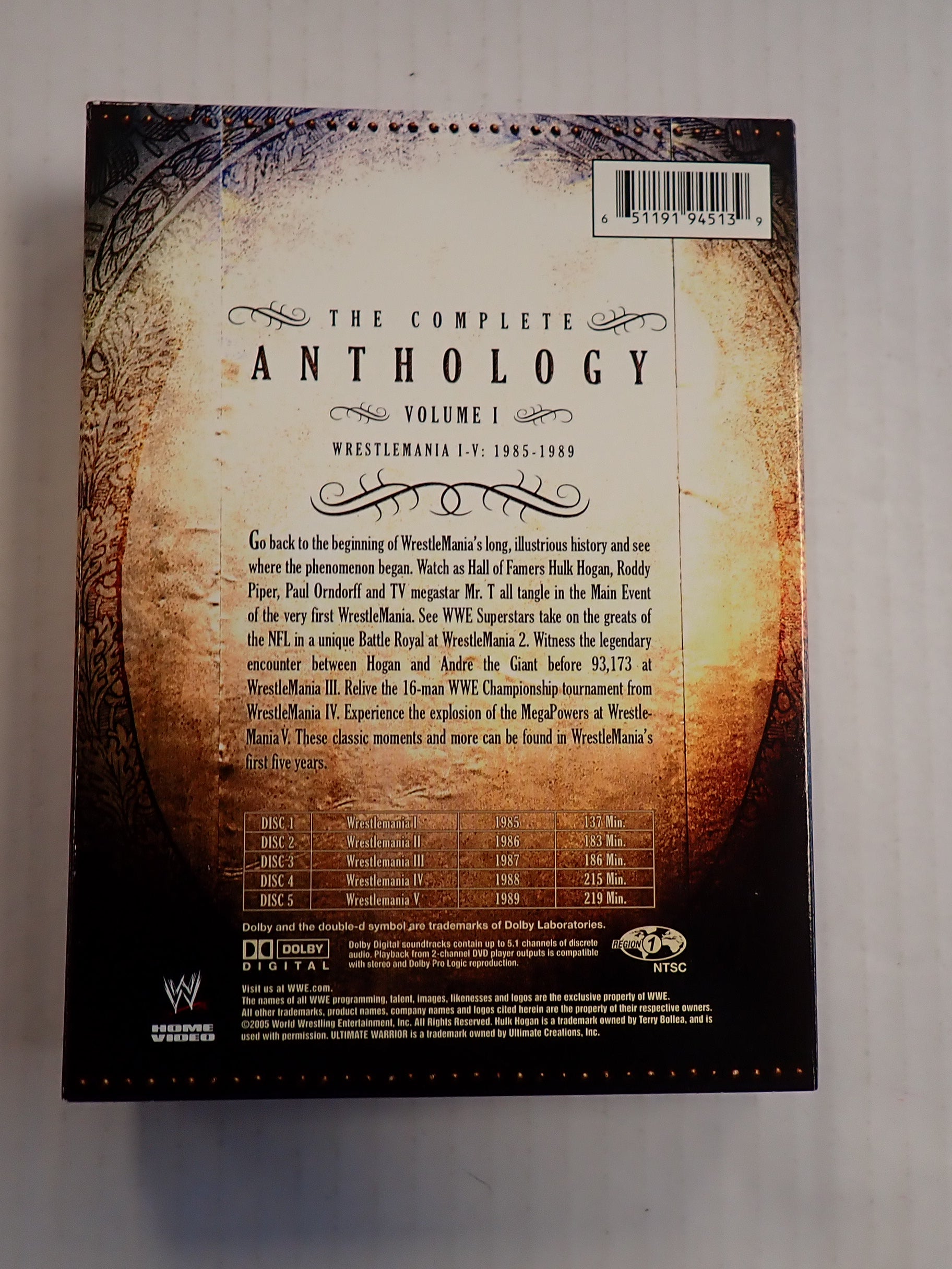 Wrestlemania the Complete Anthology (1985-2005) - DVDs [Pre-Owned]