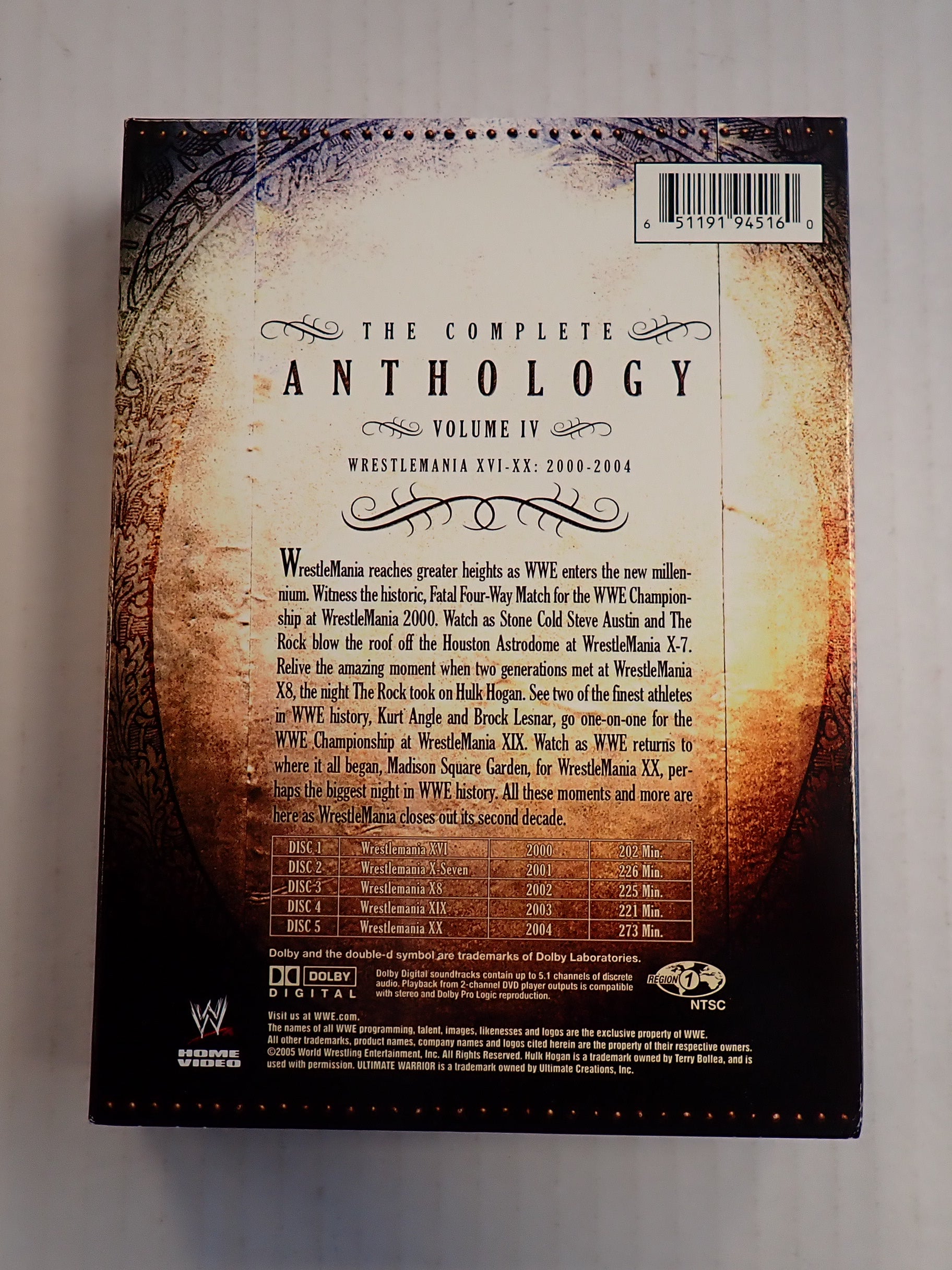 Wrestlemania the Complete Anthology (1985-2005) - DVDs [Pre-Owned]