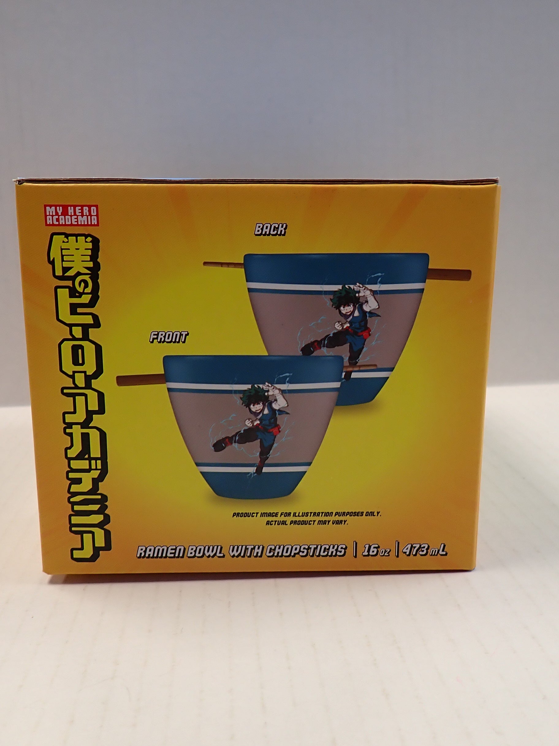 My Hero Academia Ramen Bowl With Chopsticks [Pre-Owned]