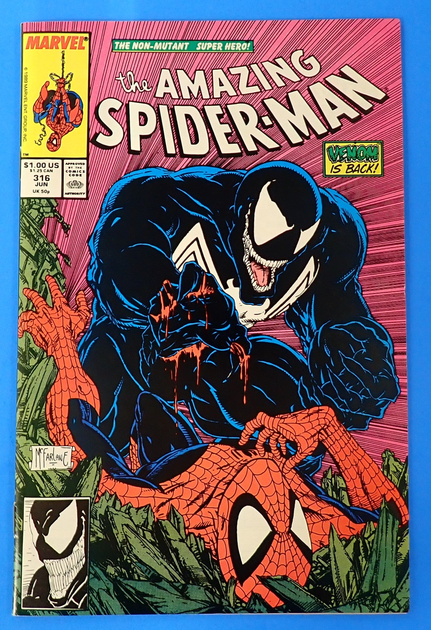Amazing Spider-Man #316 (1989) - VF+ (8.5) - 3rd App. Venom
