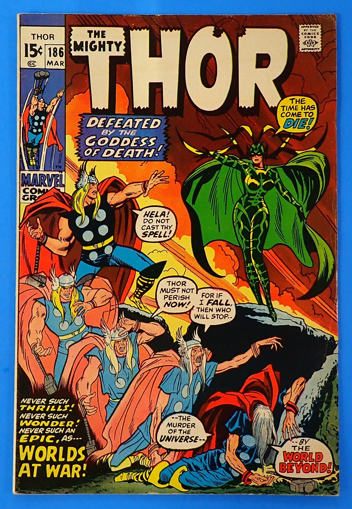 Thor #186 (1971) - FN+ (6.5) - Bronze Age Issue