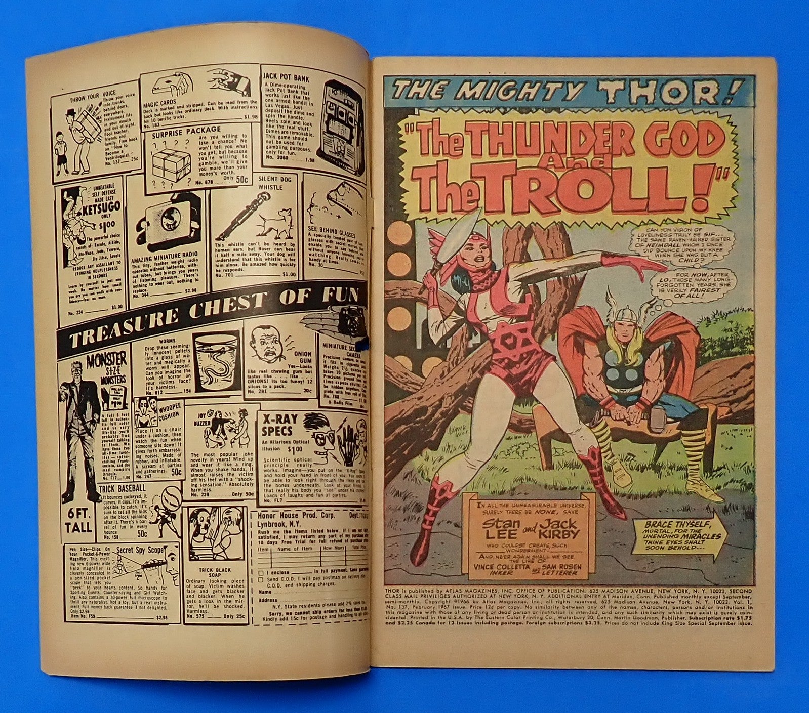 Thor #137 (1967) - GD- (1.8) - 1st App. Vlik