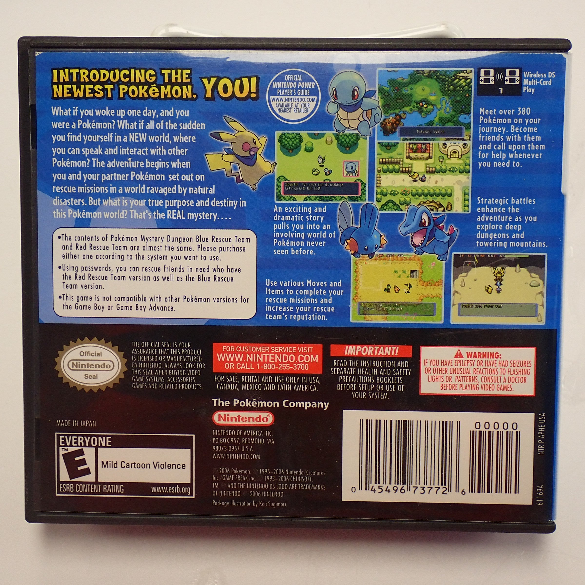 Pokémon Mystery Dungeon Blue Rescue Team - DS