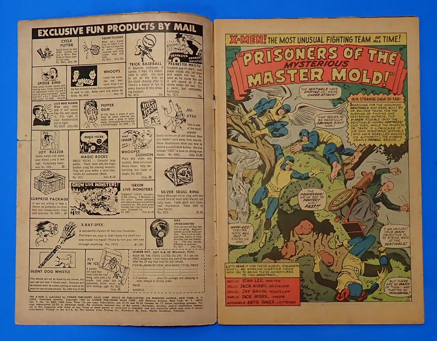 X-Men #15 (1965) - GD/GD- (1.8-2.0) - 2nd App. Sentinels