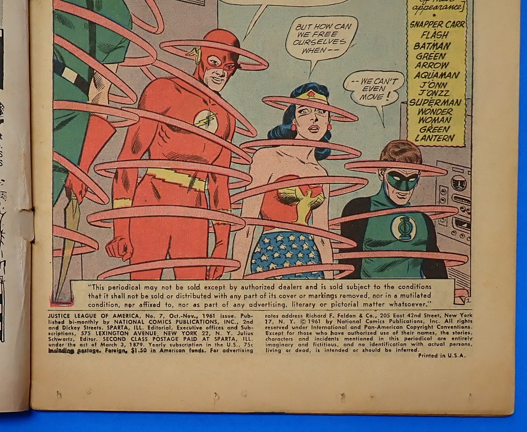 JLA #7 (1961) - FR (1.0) - Silver Age
