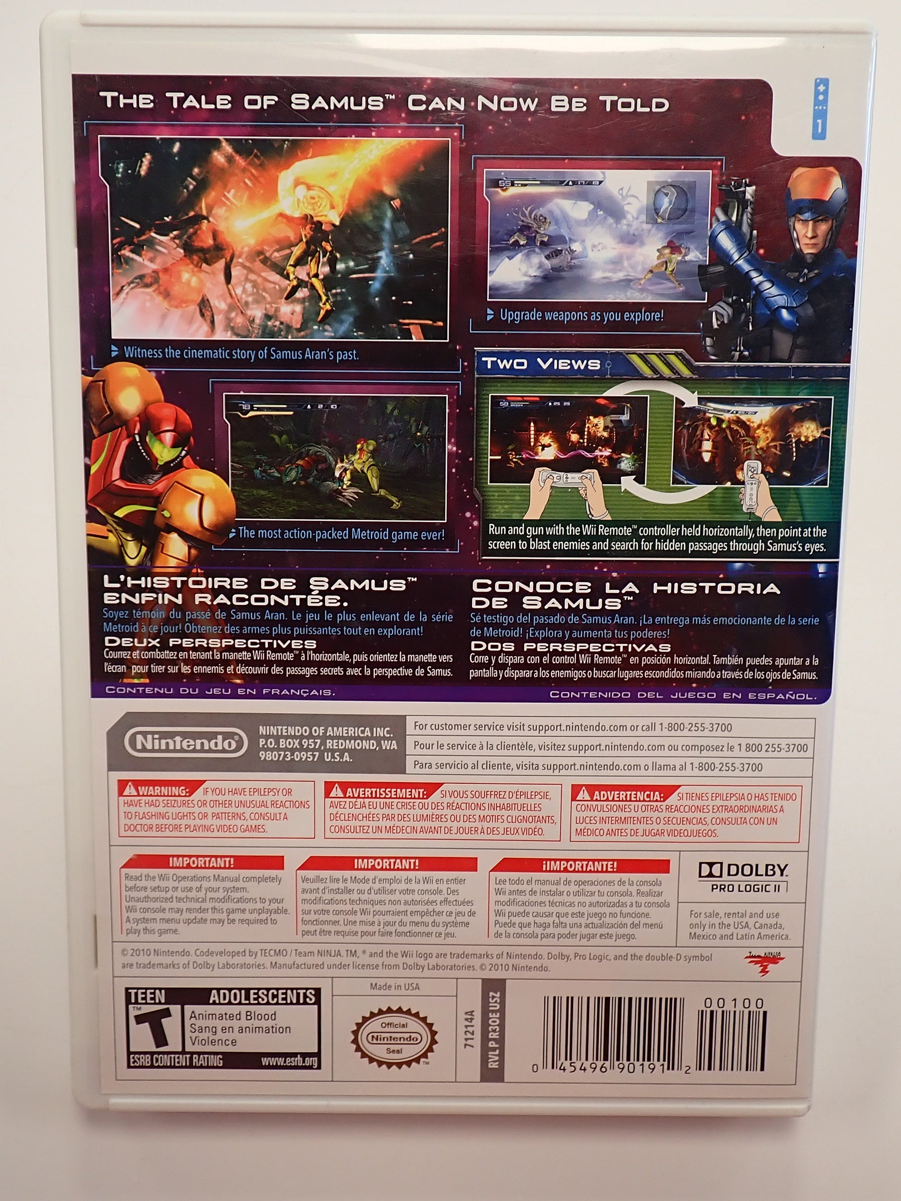 Metroid Other M - Wii