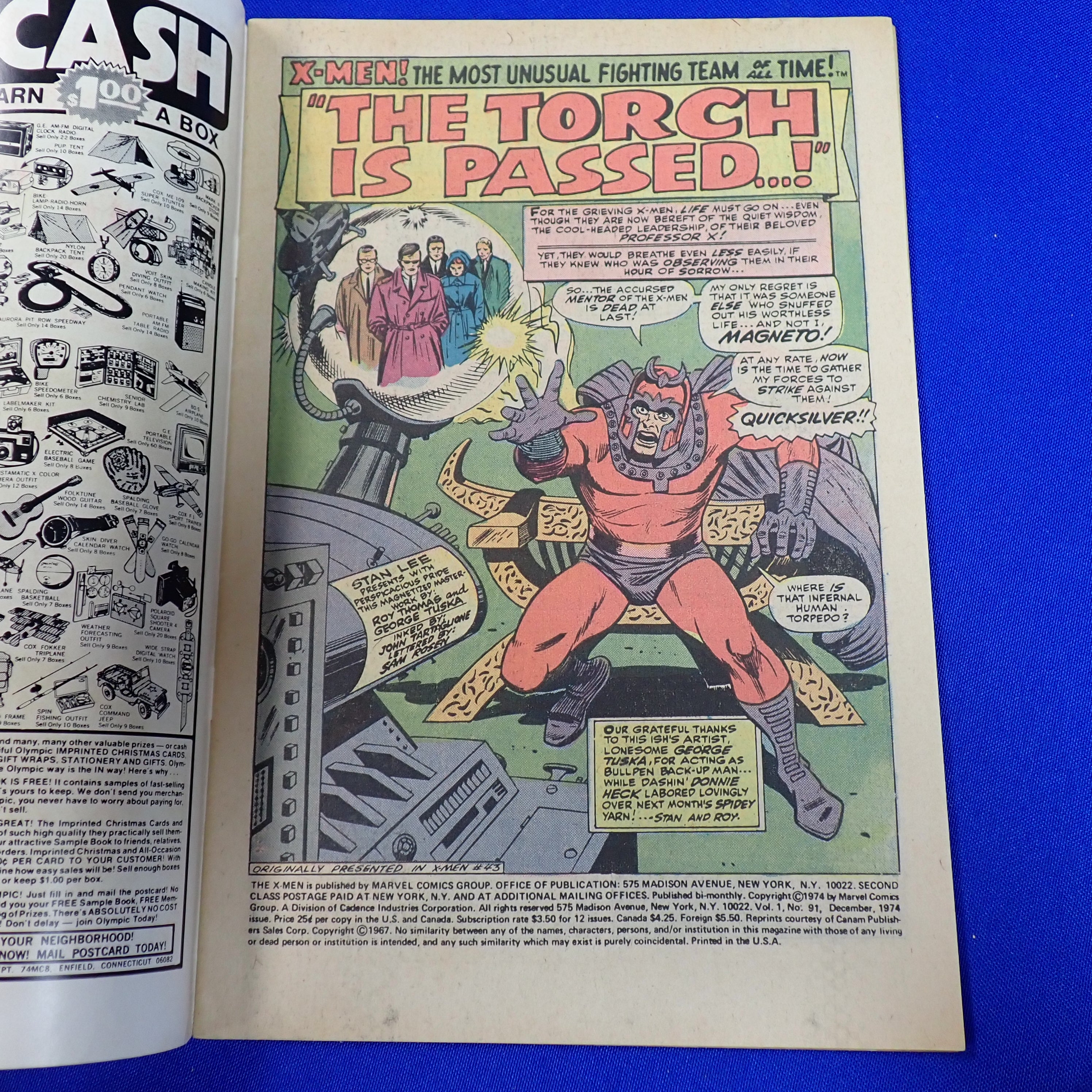 Uncanny X-Men #91 (1974) - FN+ (6.5)