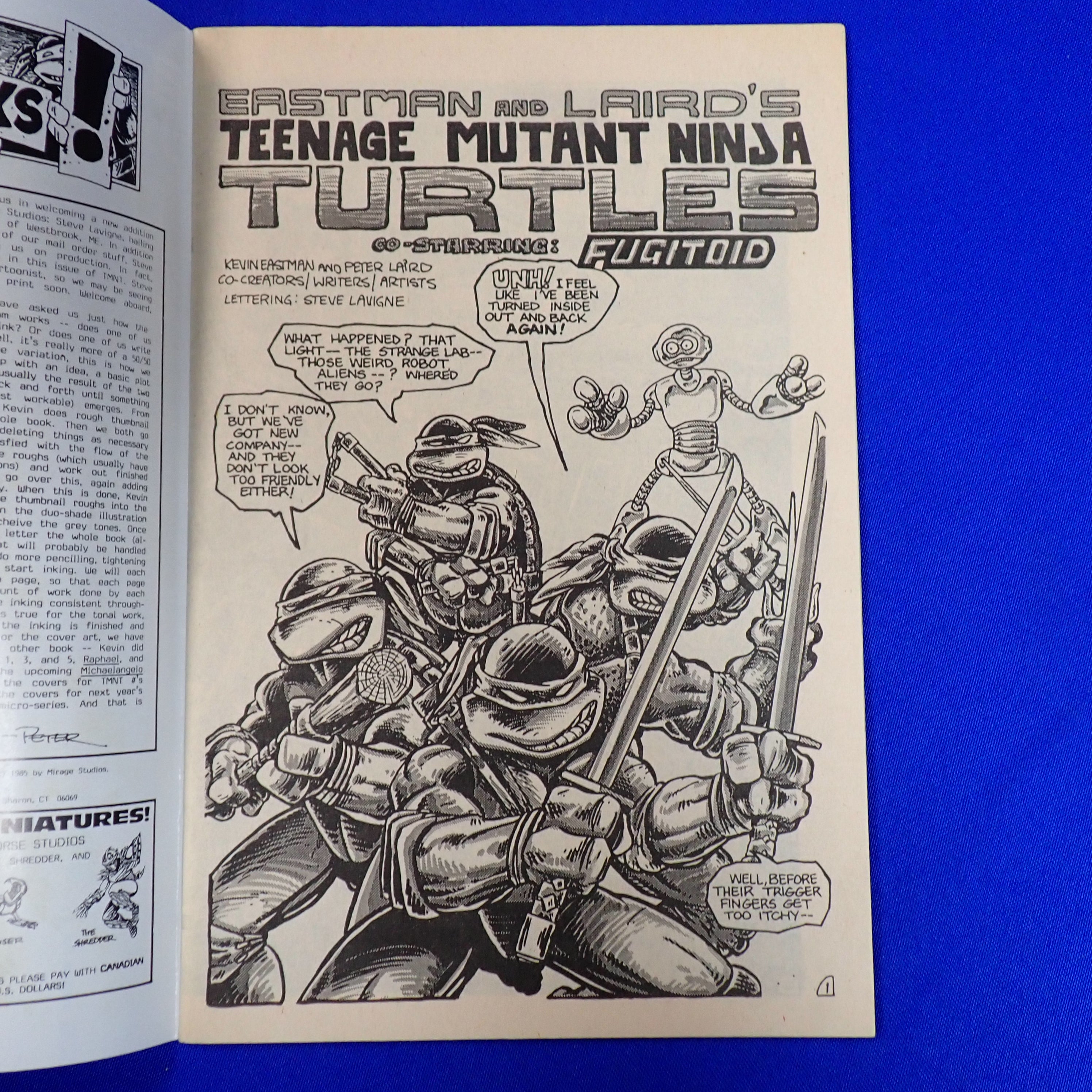 Teenage Mutant Ninja Turtles #5 (1985) - VF (8.0)