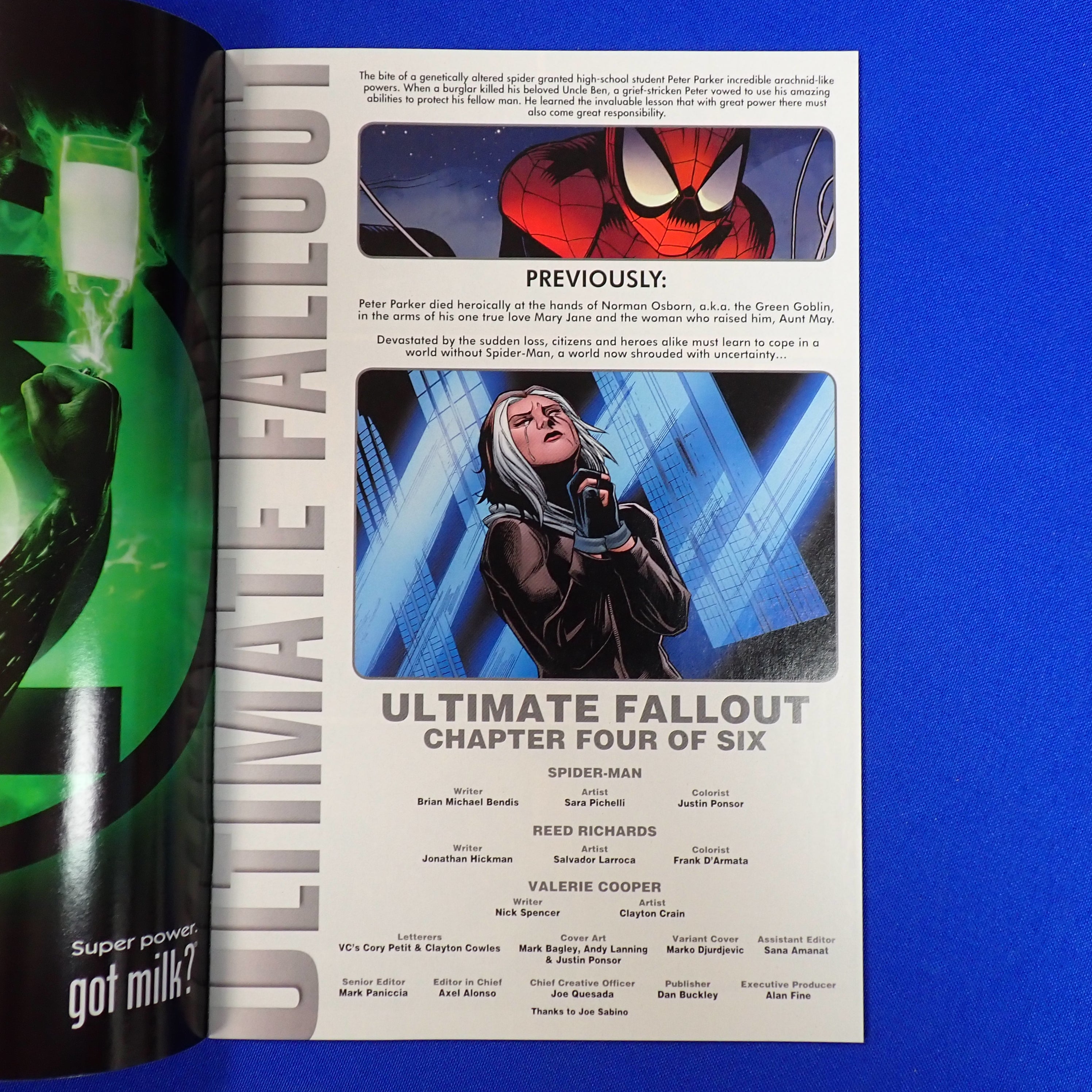 Ultimate Fallout: Spider-Man No More #4 (2011) - NM (9.4)