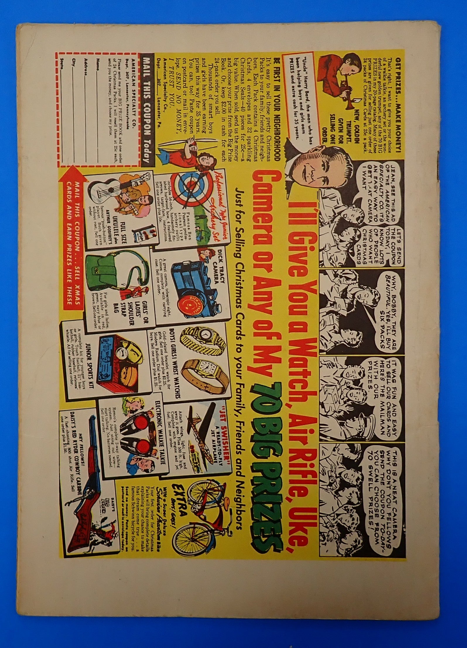 House of Terror #1 (1953) - VG- (3.5) - Includes OG Glasses