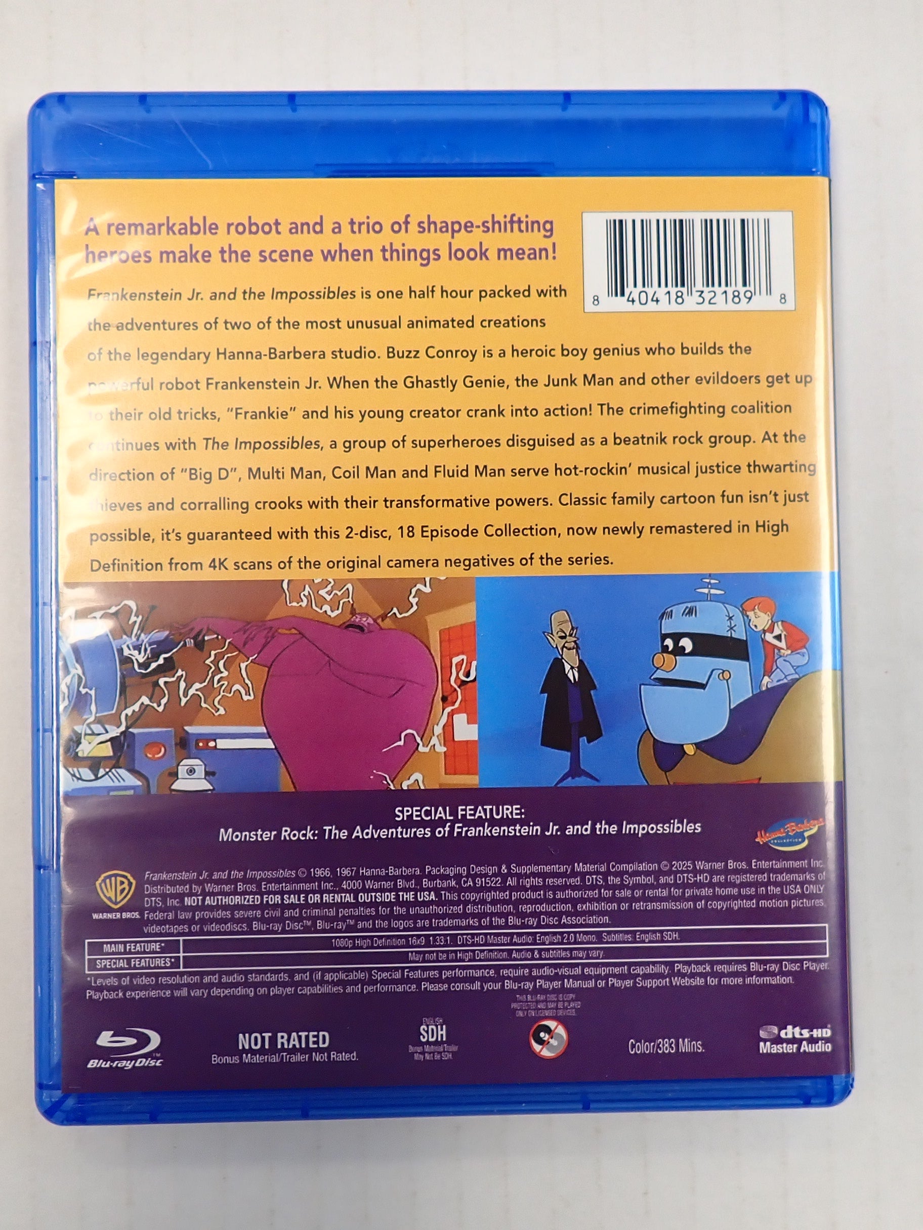 Frankenstein Jr. and the Impossibles Complete Series - Blu-Ray [Pre-Owned]