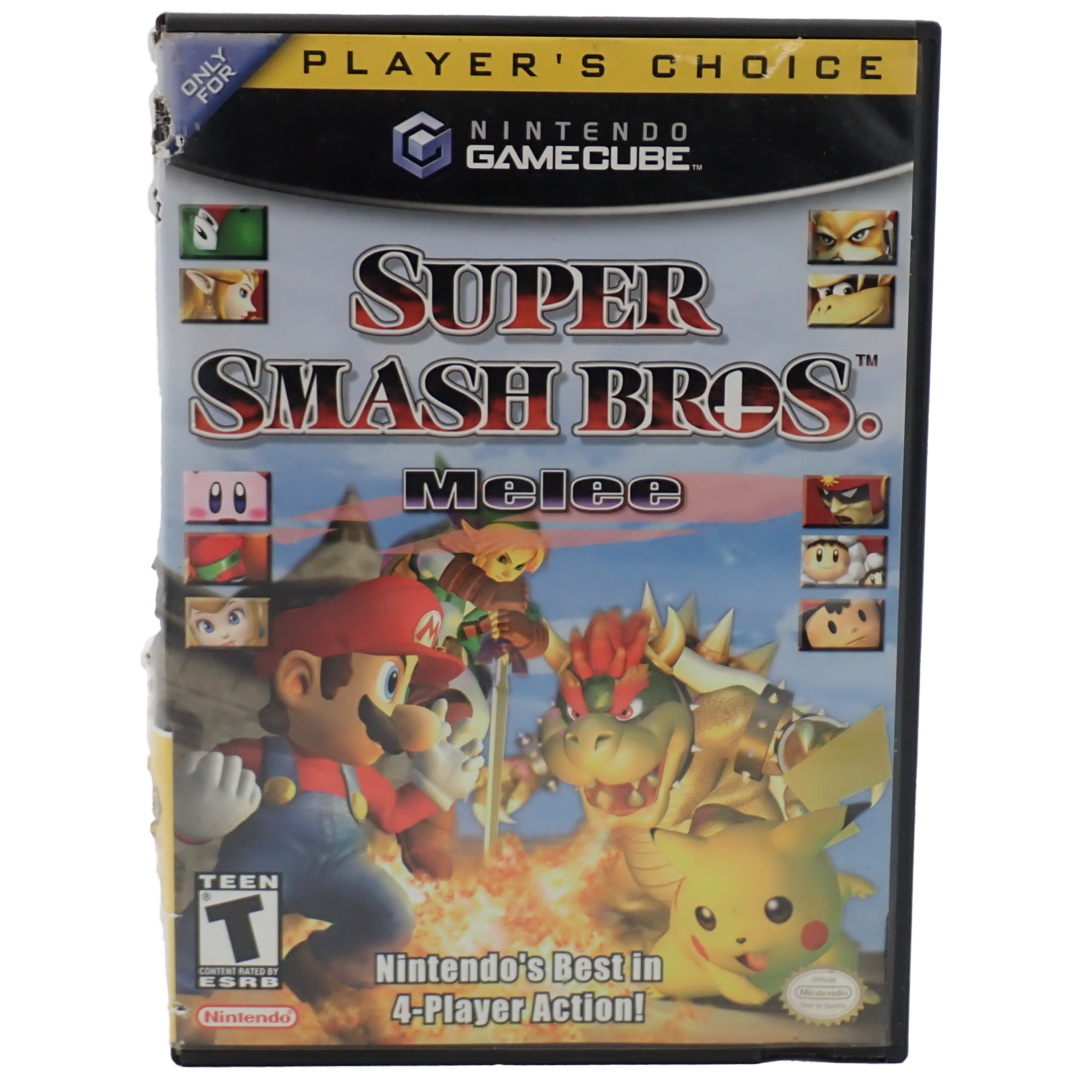 Super Smash Bros. Melee - GC (Torn Case)