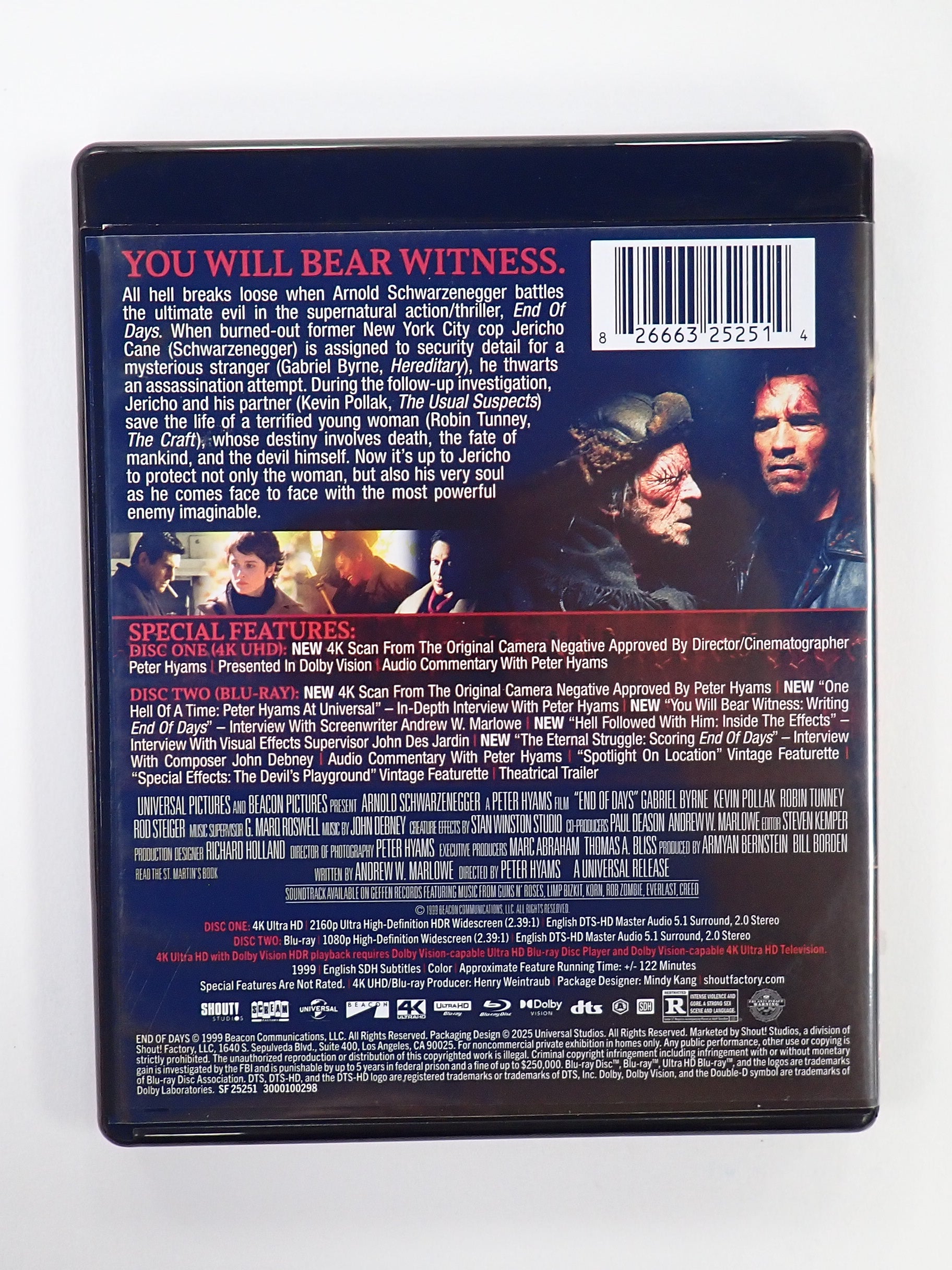 End of Days - Blu-Ray [Pre-Owned]