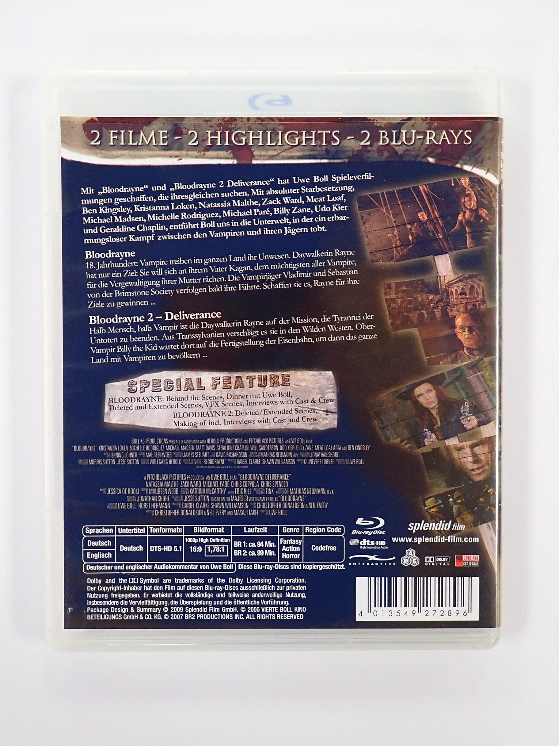 Dampir Box: Bloodrayne & Bloodrayne 2 - Blu-Ray [Pre-Owned]