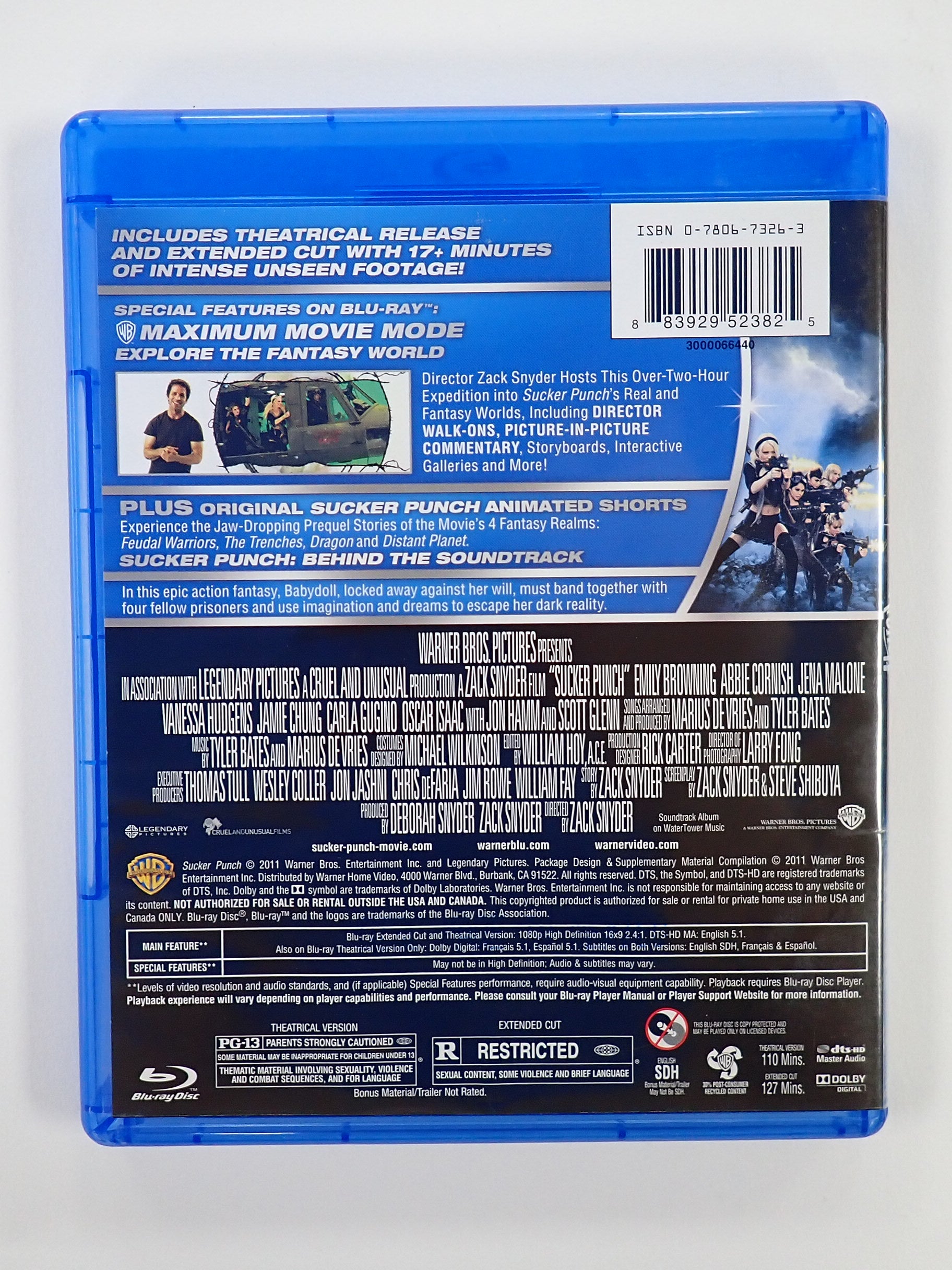 Sucker Punch Extended Cut - Blu-Ray [Pre-Owned]
