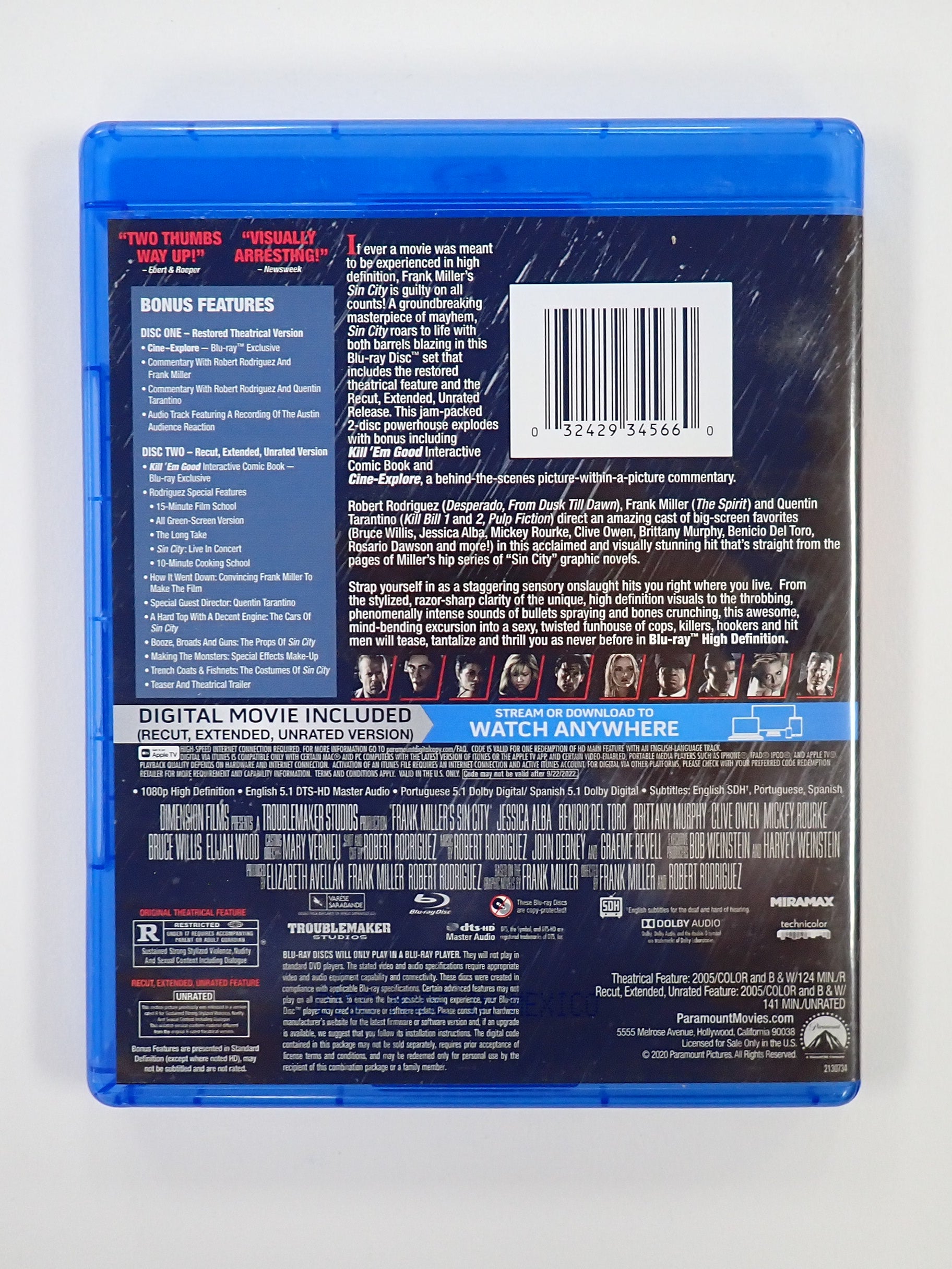 Sin City - Blu-Ray [Pre-Owned]