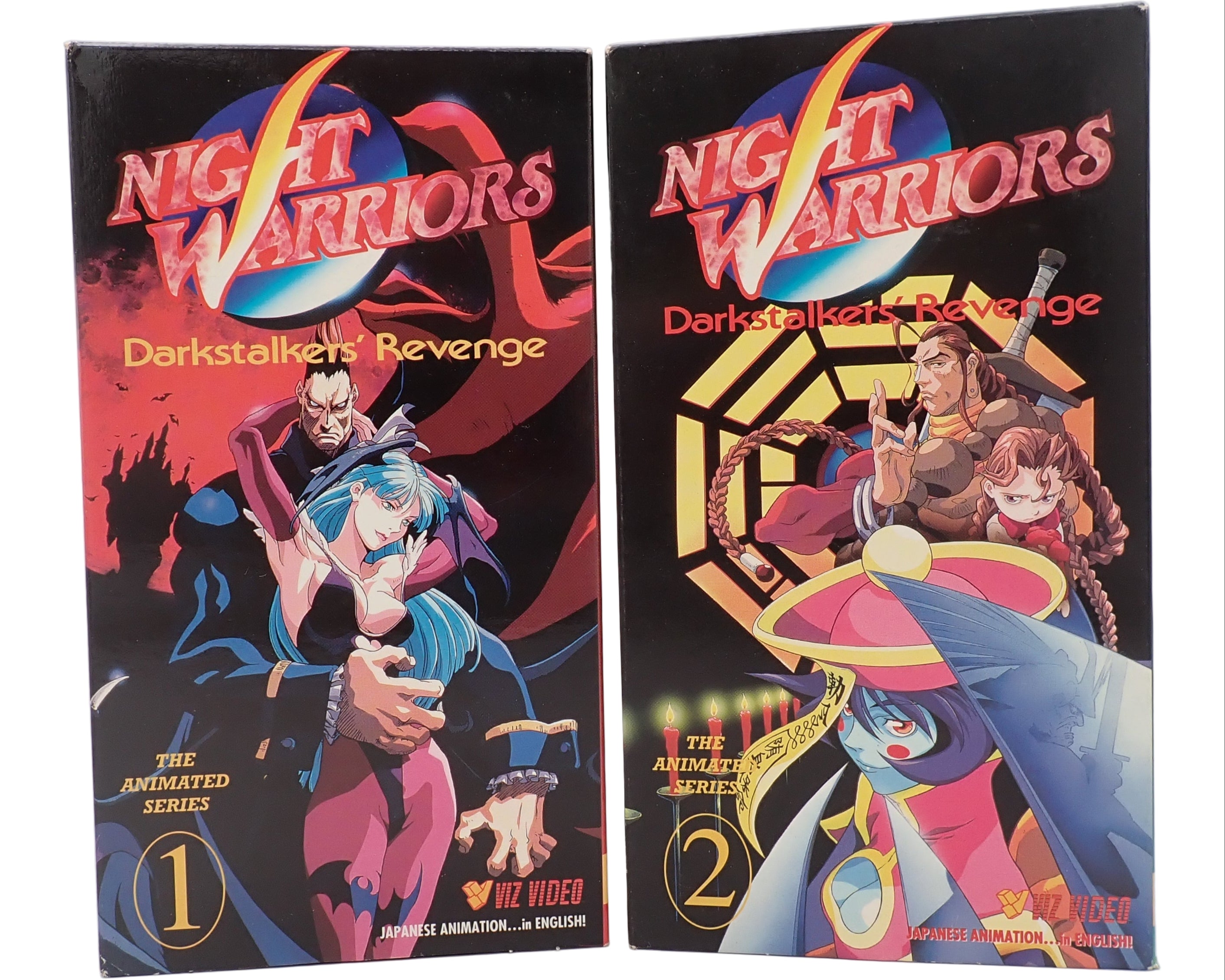Night Warrior: Darkstalker's Revenge vol. 1 + 2 - VHS