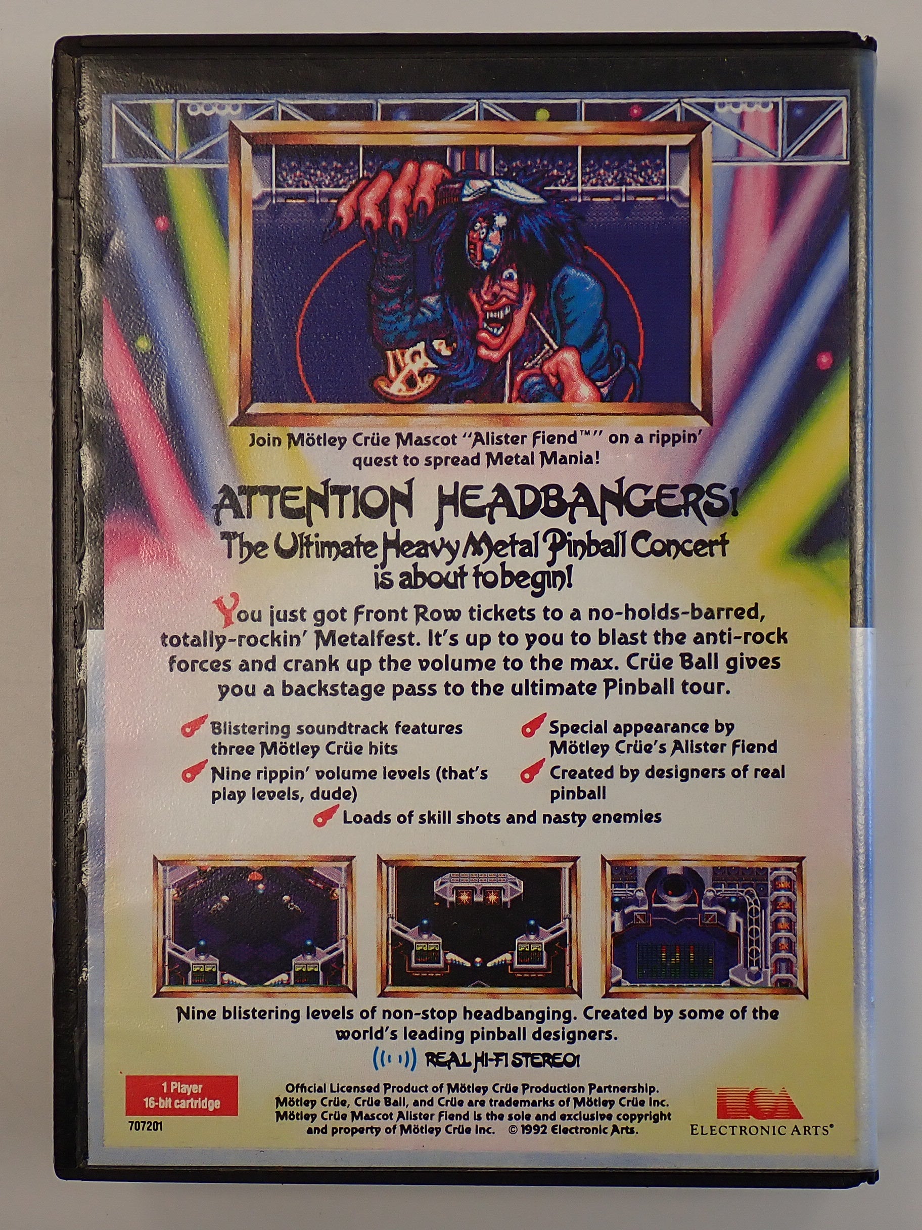 Crue Ball - Sega Genesis