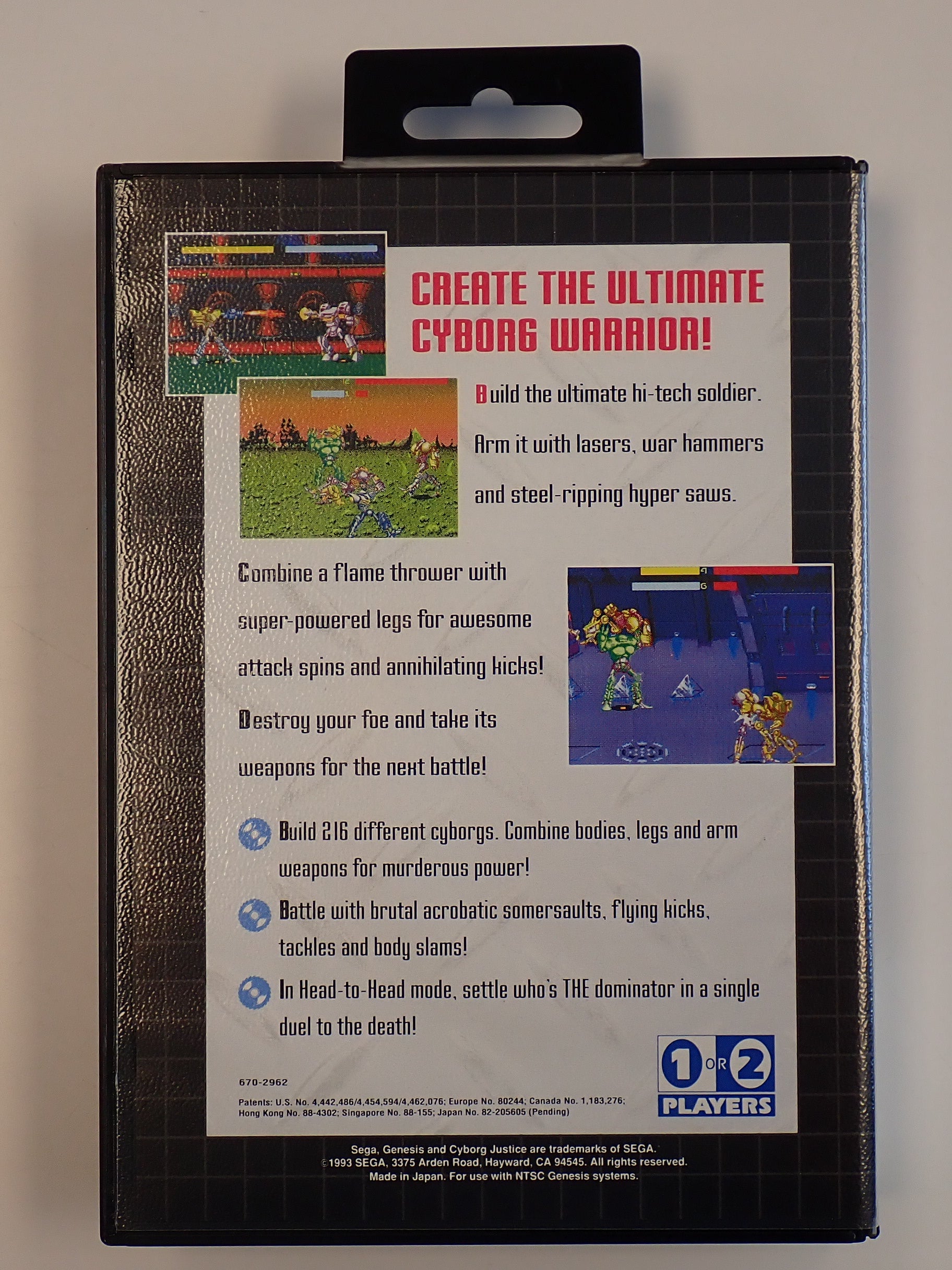Cyborg Justice - Sega Genesis