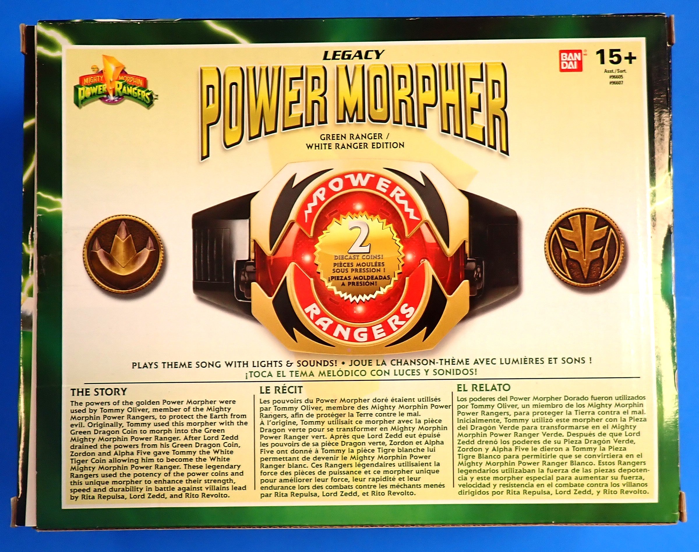 MMPR Legacy Power Morpher Green Ranger / White Ranger Edition Signed [Pre-Owned]