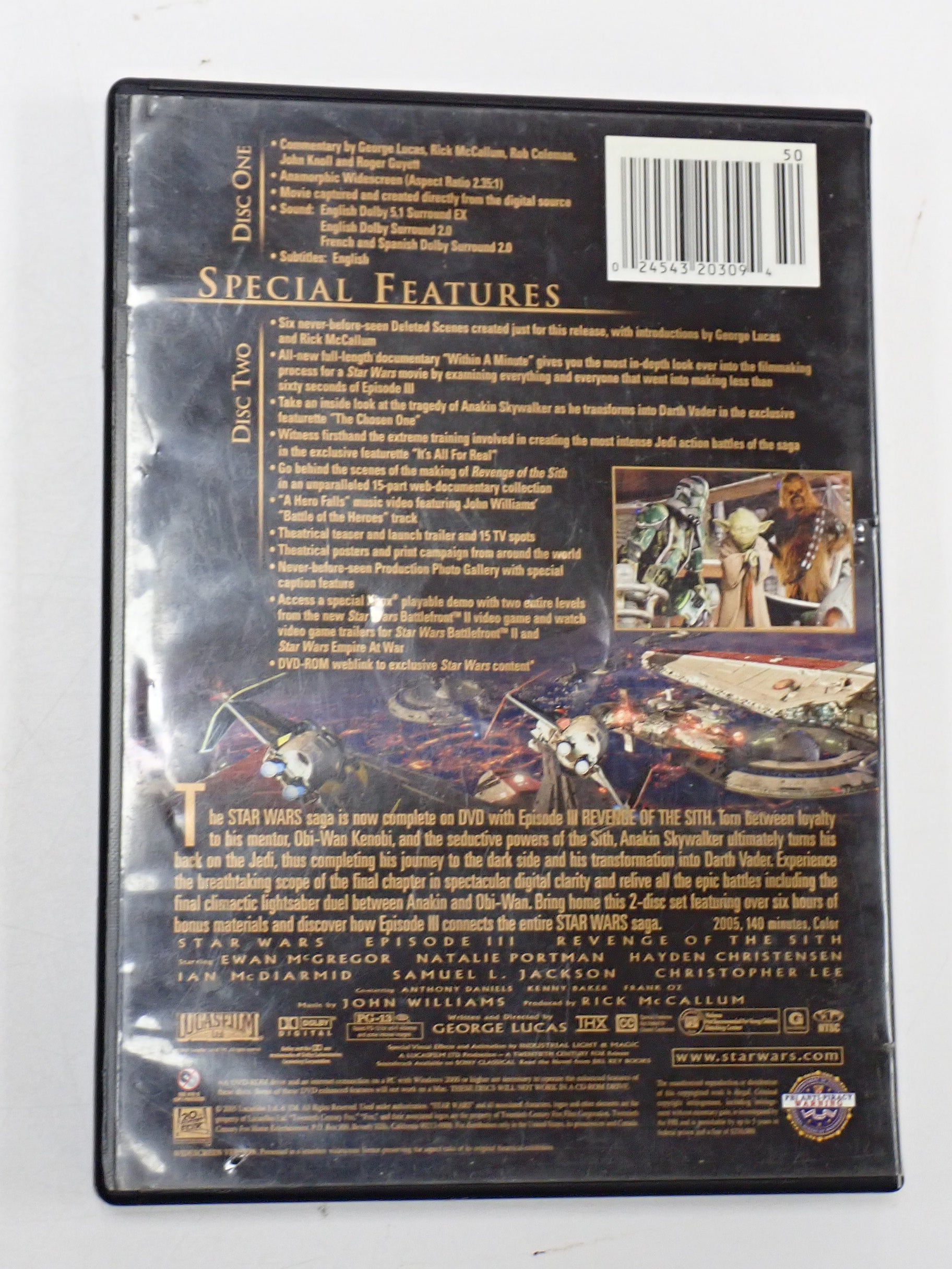 Star Wars III: Revenge of the Sith - DVD [Pre-Owned]