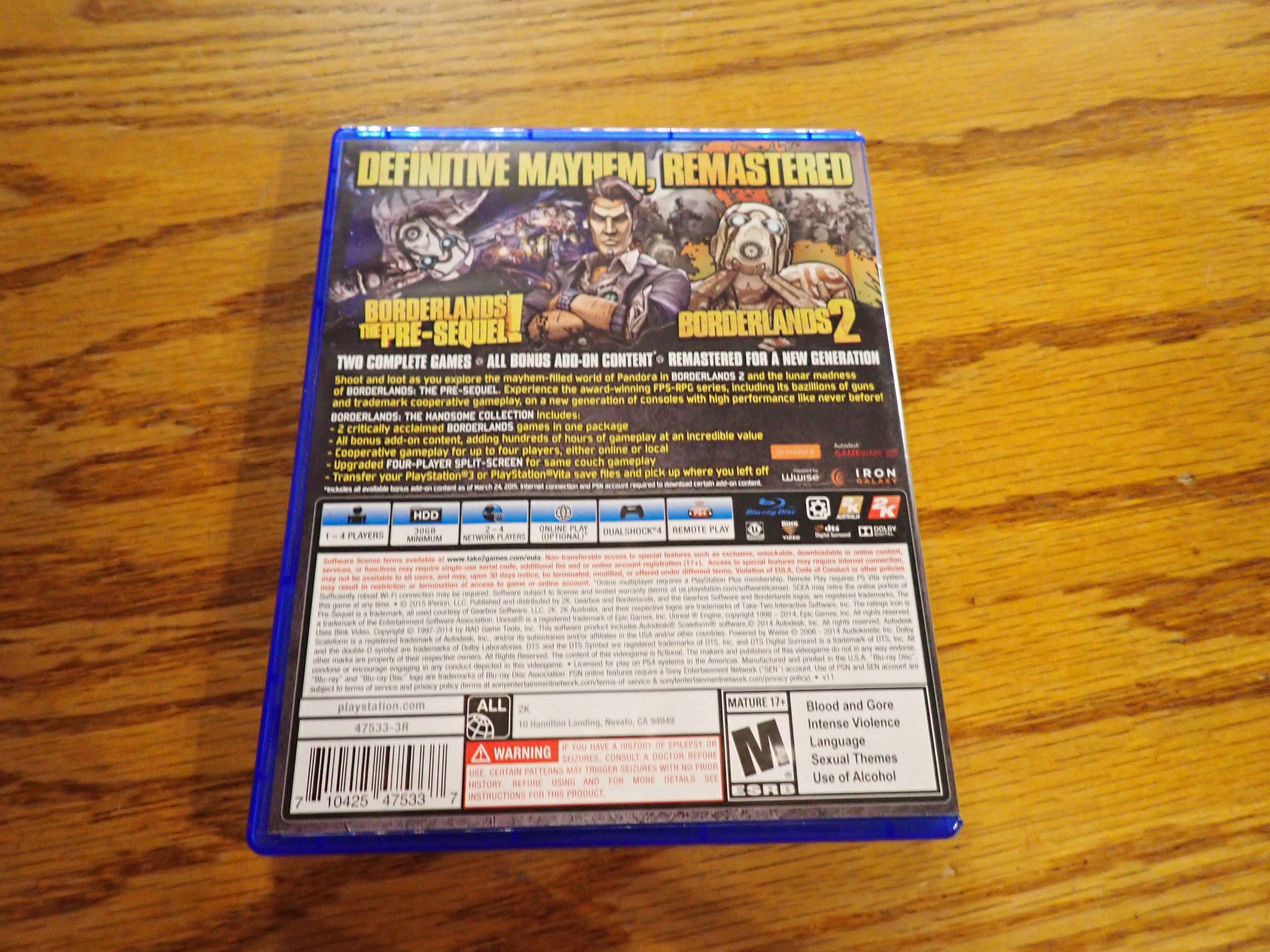 Borderlands The Handsome Collection - PS4