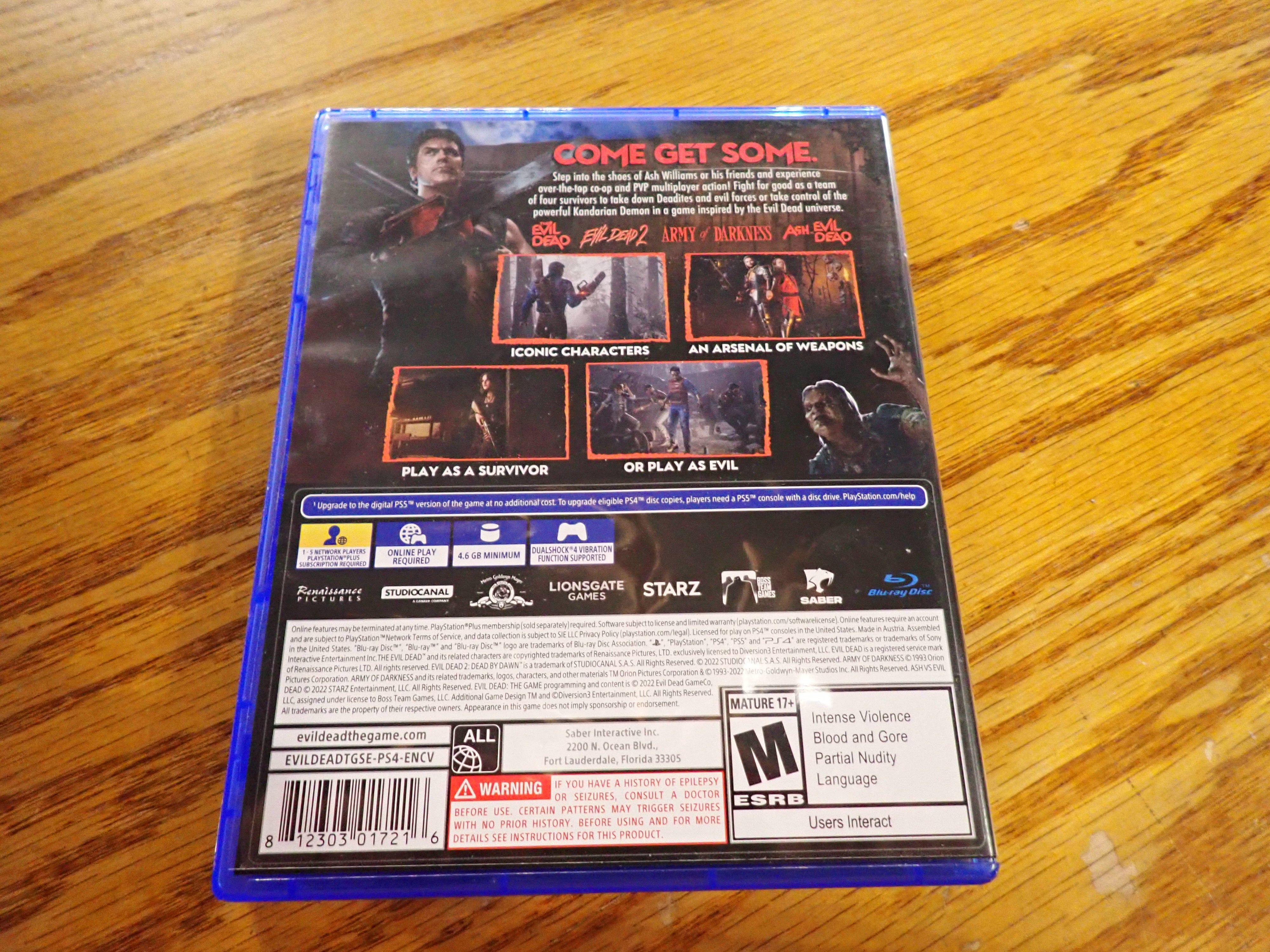 Evil Dead The Game - PS4