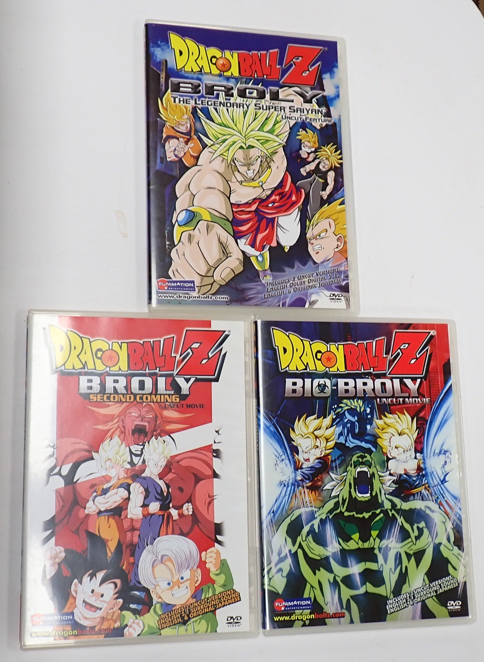 Dragonball Z - Broly 3-Movie Set (Uncut) - DVD [Pre-Owned]