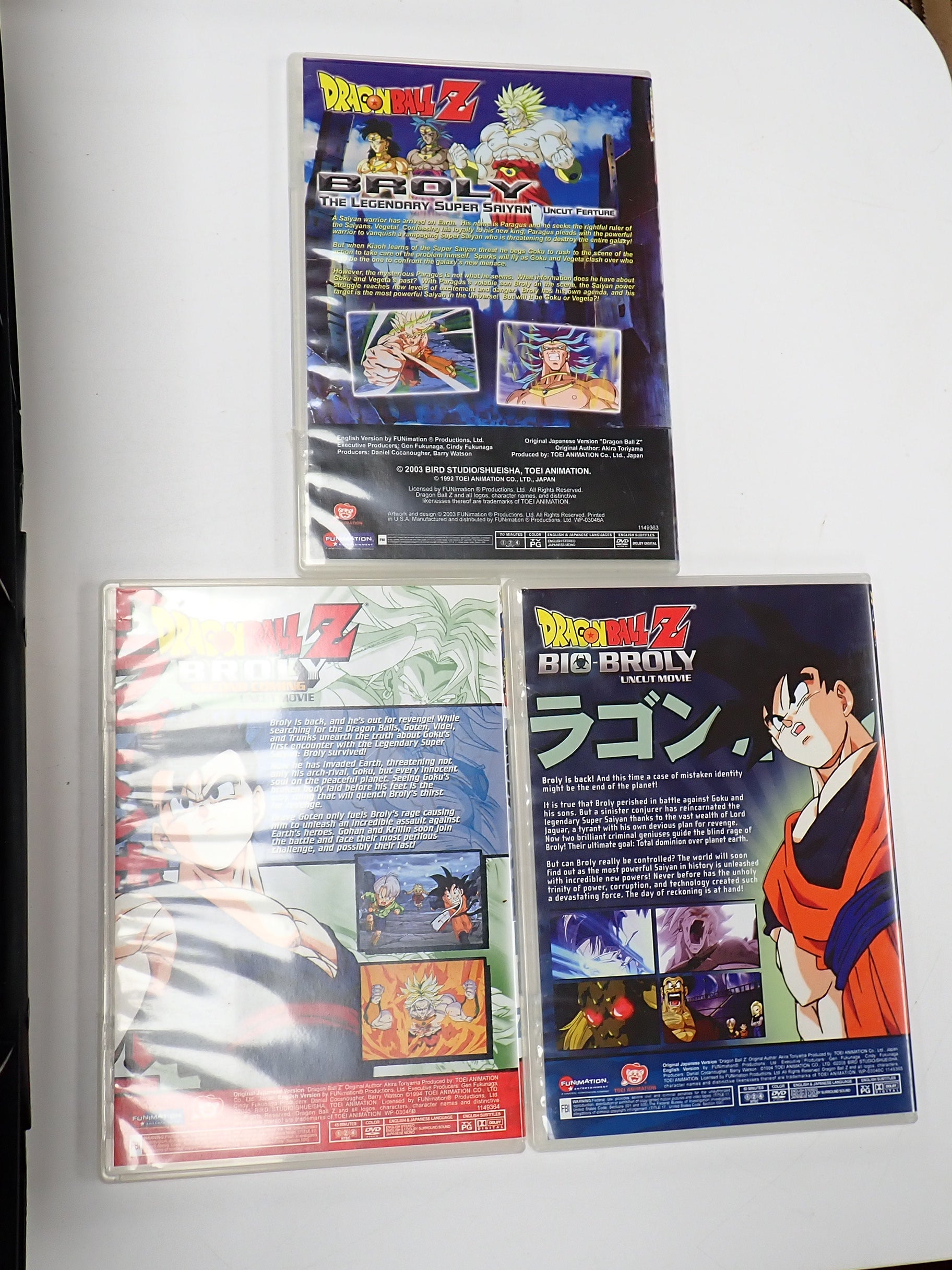 Dragonball Z - Broly 3-Movie Set (Uncut) - DVD [Pre-Owned]