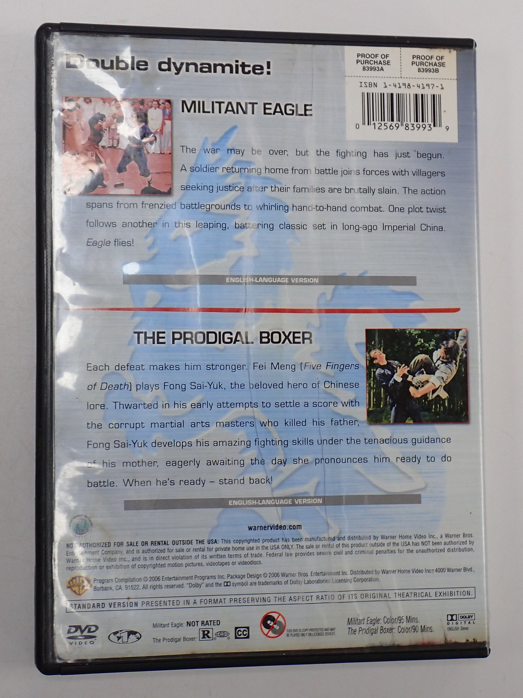 Martial Arts Classics Double Feature - DVD [Pre-Owned]