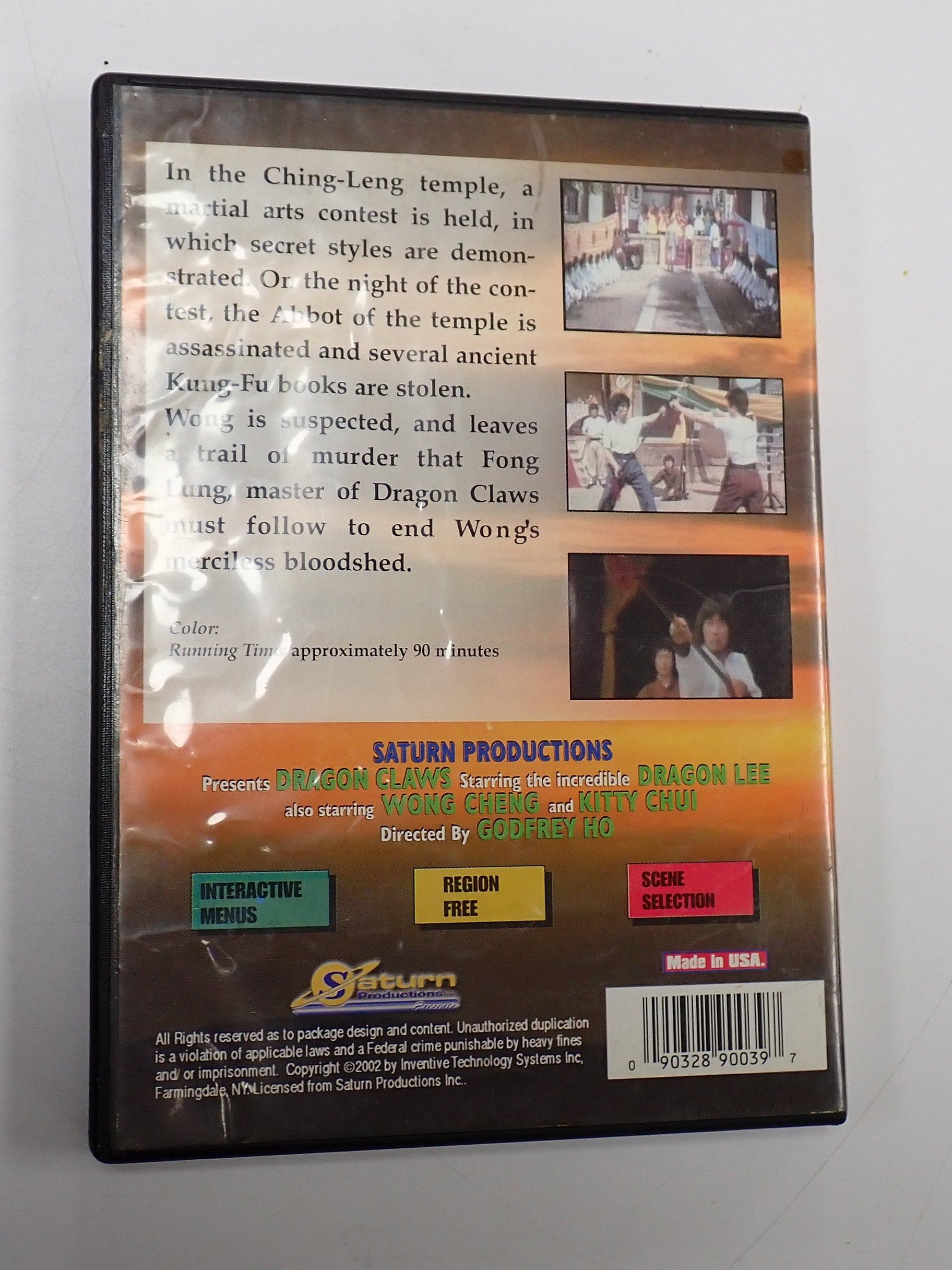 Dragon Lee: Dragon Claws - DVD [Pre-Owned]