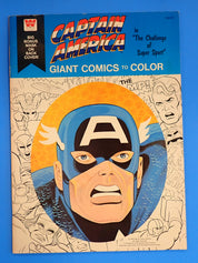 Captain America in "The Challenge of Super Sport" Giant Comic (1976)