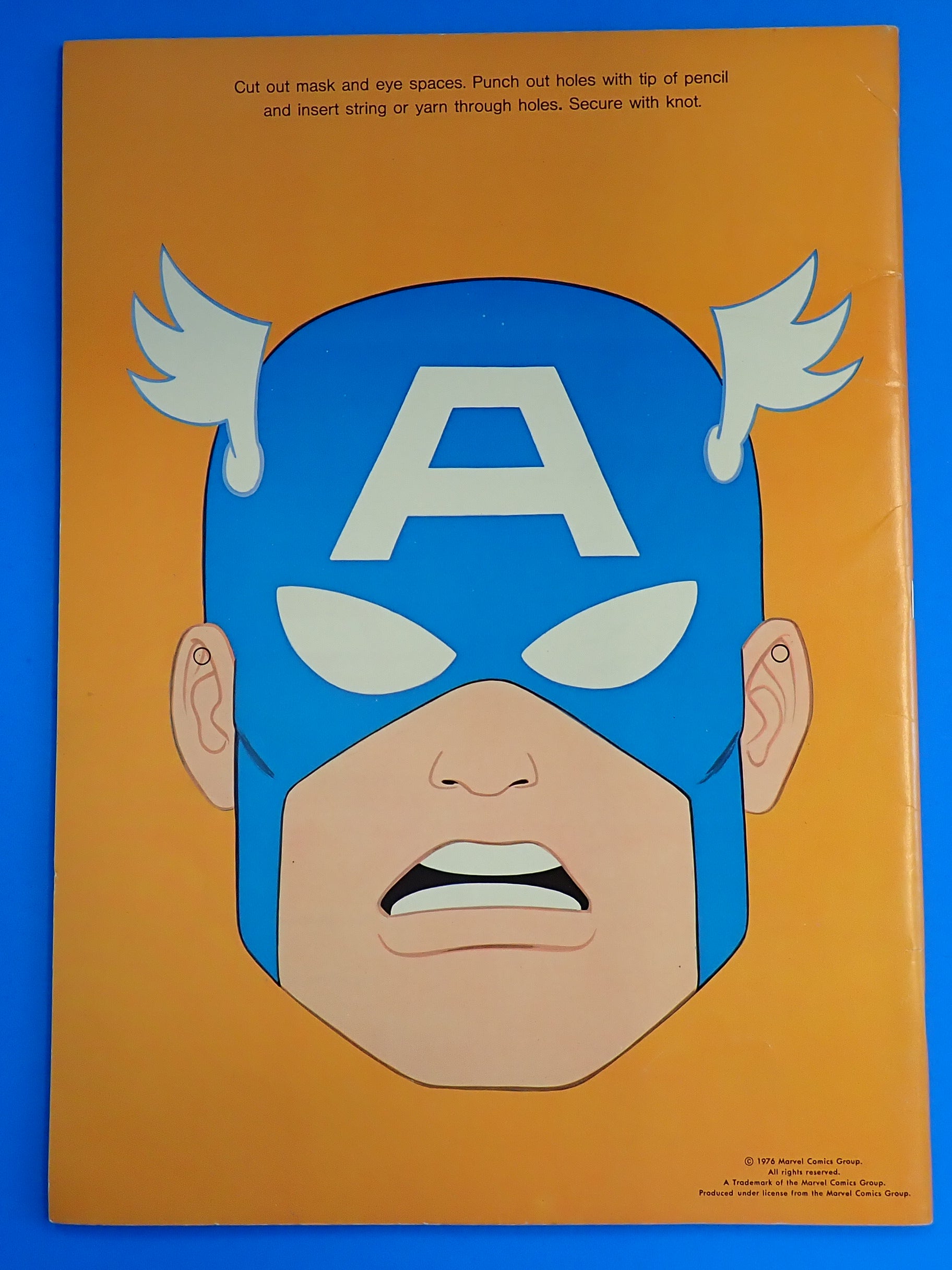 Captain America in "The Challenge of Super Sport" Giant Comic (1976)