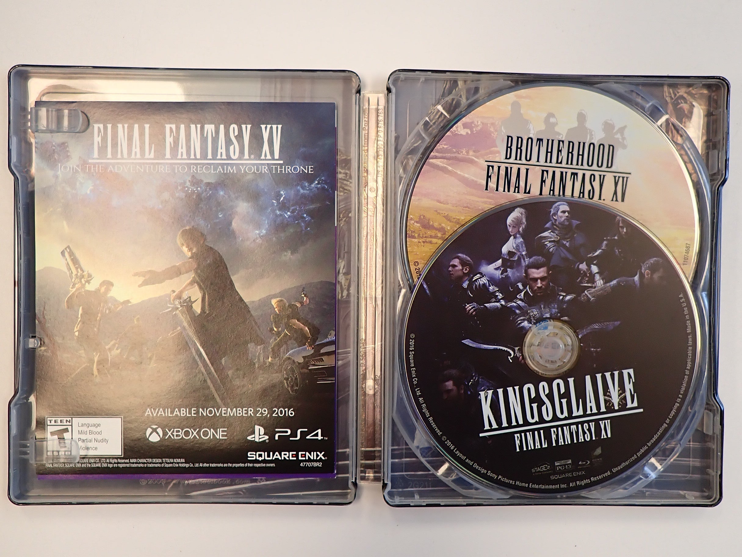 Kingsglaive Final Fantasy XV Steelbook - Blu-Ray [Pre-Owned]