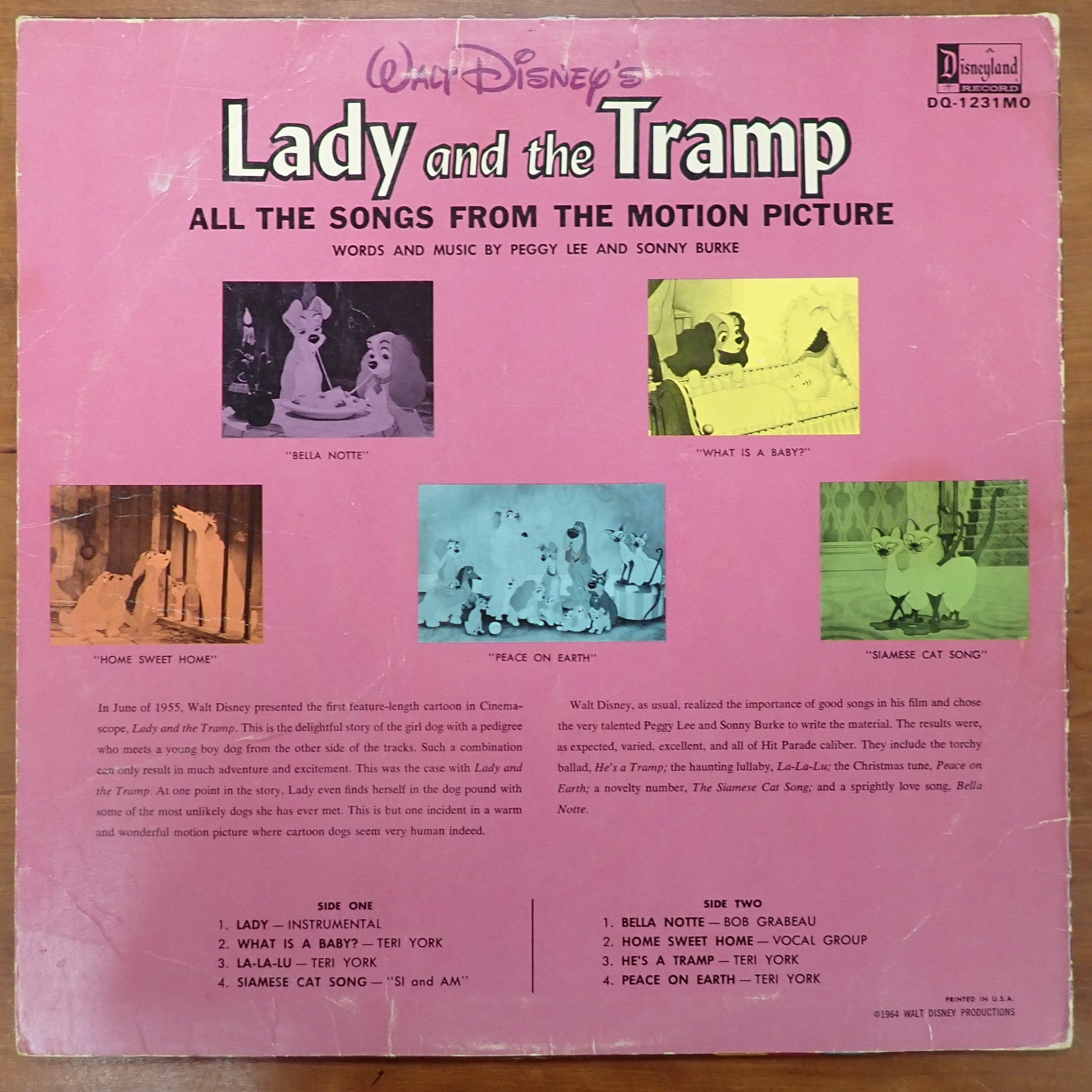 Walt Disney - Lady and the Tramp: All the Songs from the Film