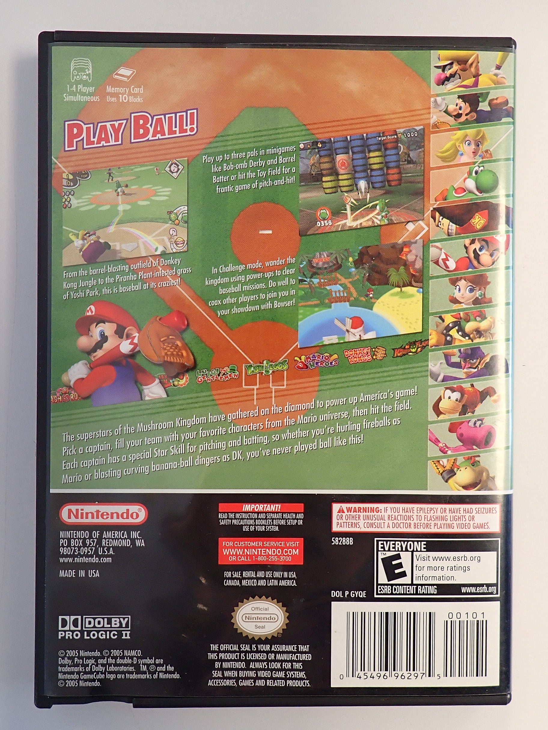 Mario Superstar Baseball - Gamecube