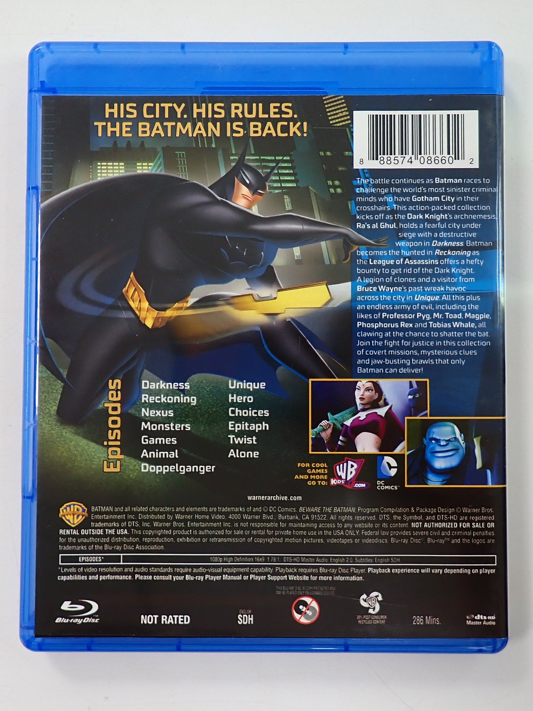 Batman Shadows of Gotham Season One Part Two - [Blu-Ray]