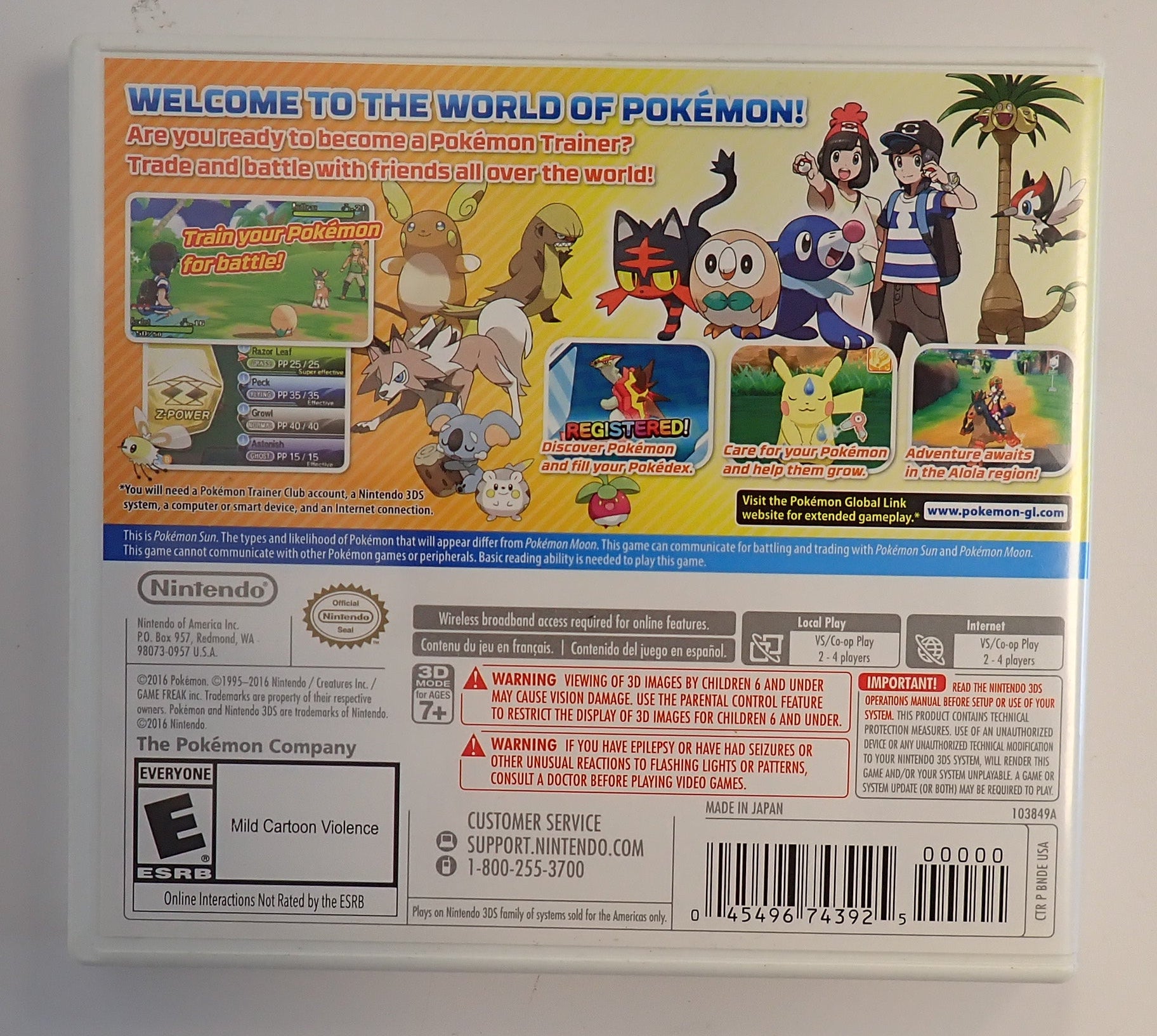 Pokemon Sun - 3DS