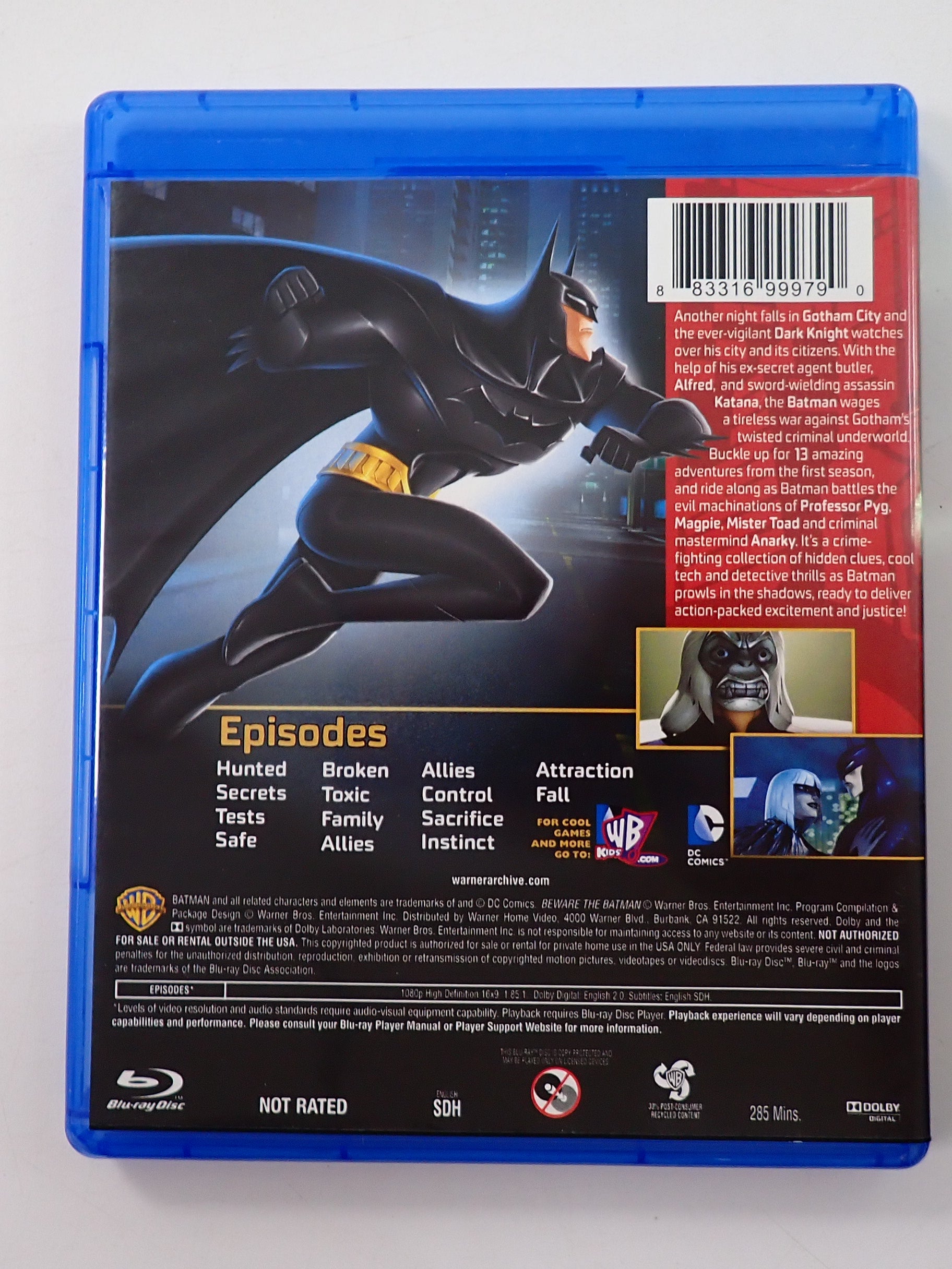 Batman Shadows of Gotham Season One Part One - [Blu-Ray]