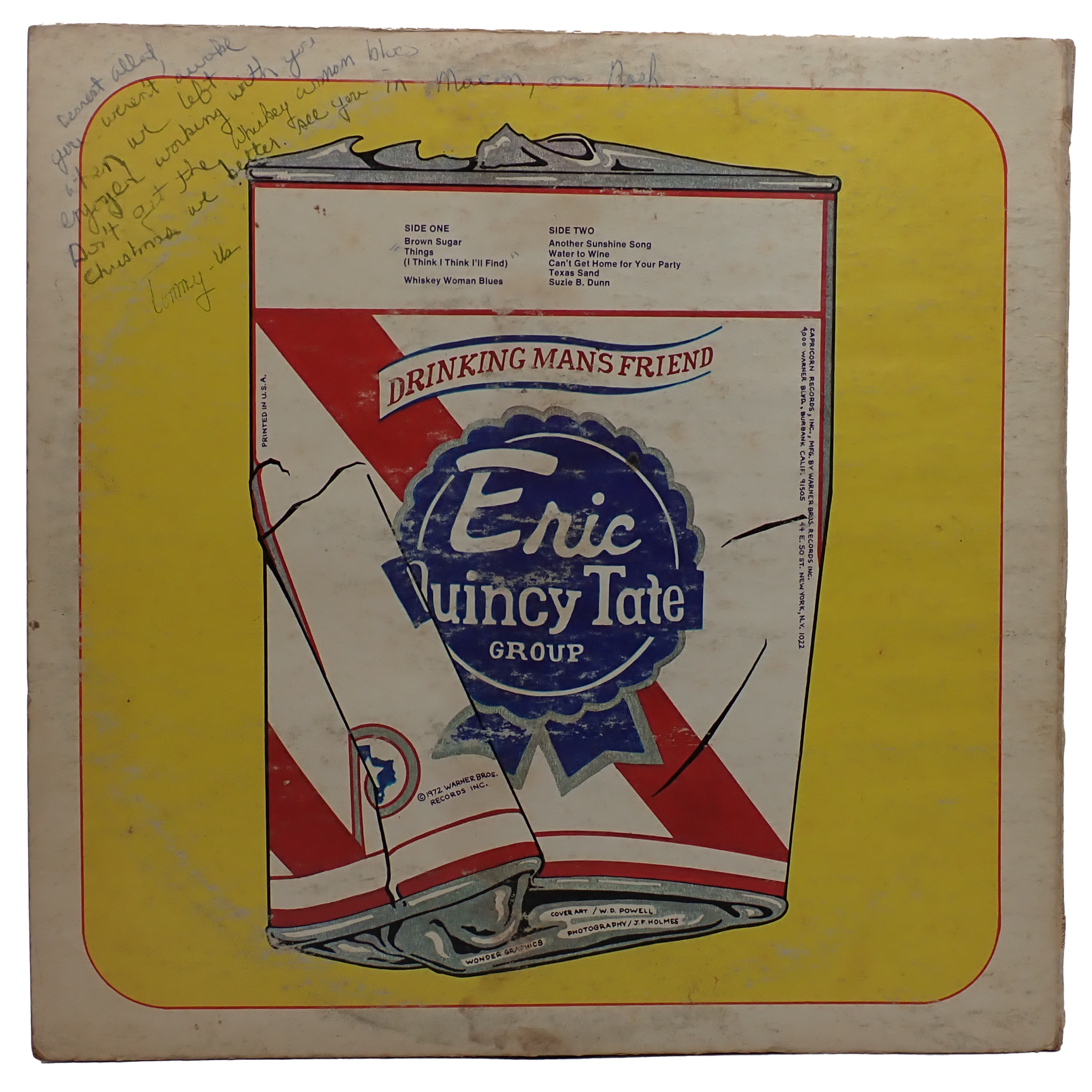 Eric Quincy Tate - Drinking Man's Friend