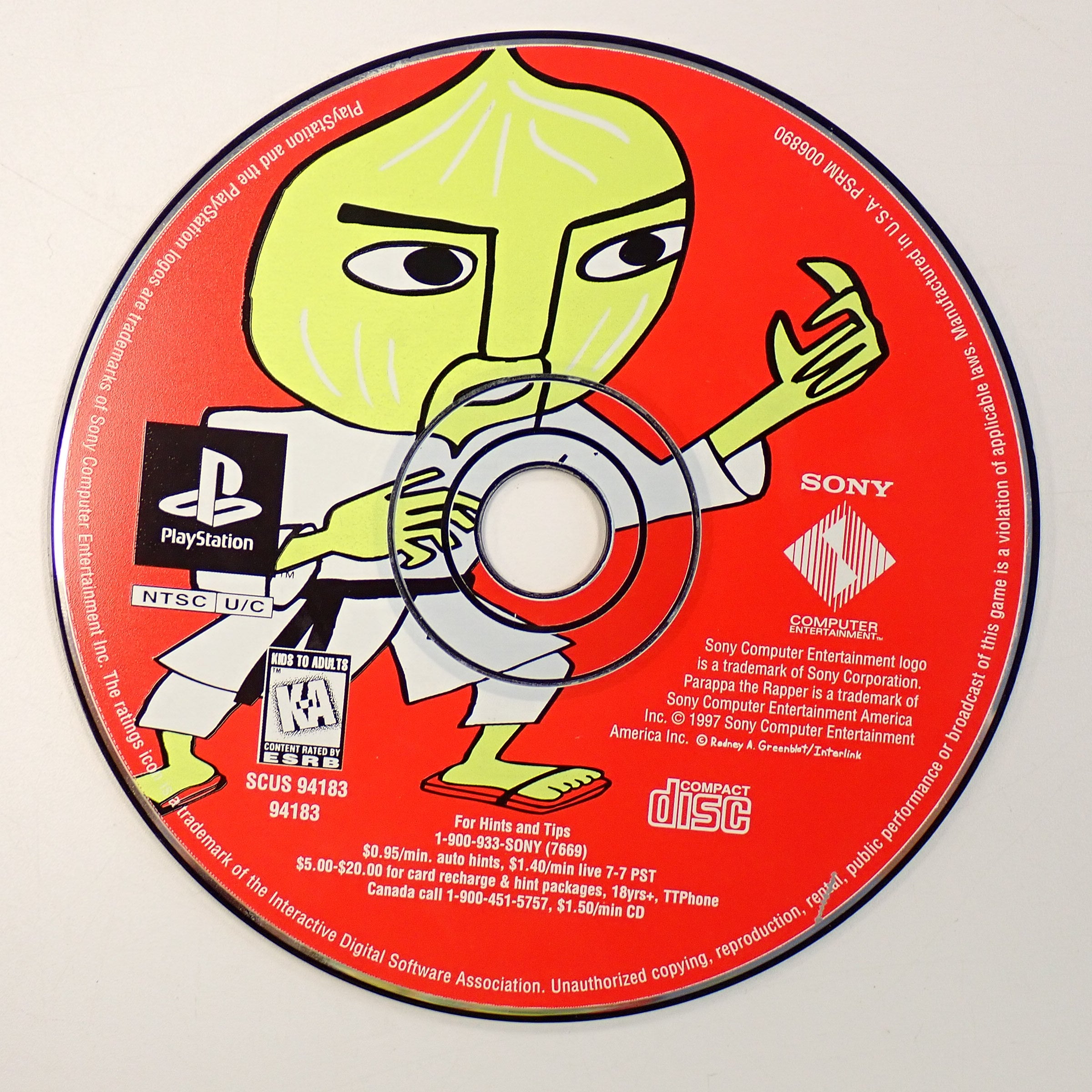 Parappa the Rapper (Loose) - PS1