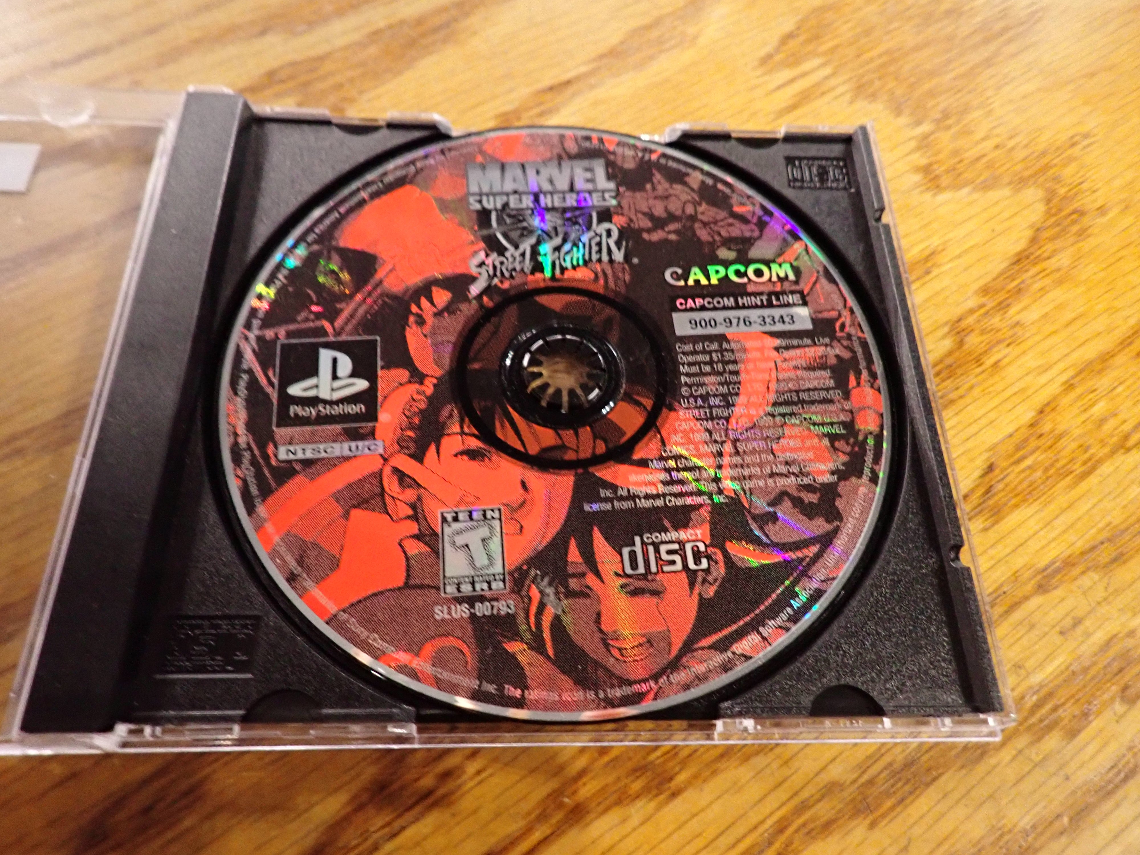 Marvel Super Heroes vs Street Fighter-PS1