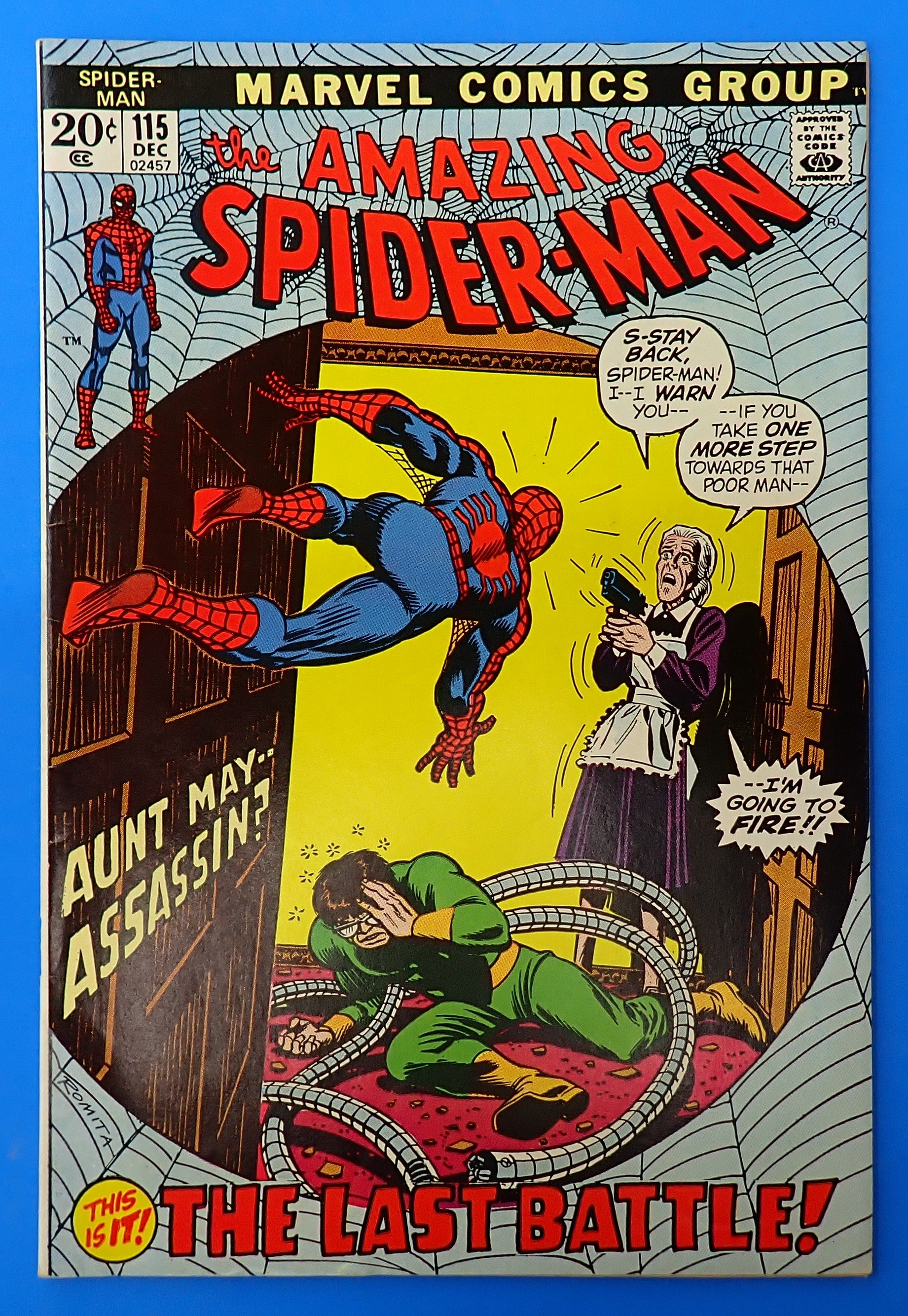 Amazing Spider-Man #115 (1972) - FN/FN- (5.5-6.0) - Bronze Age Issue