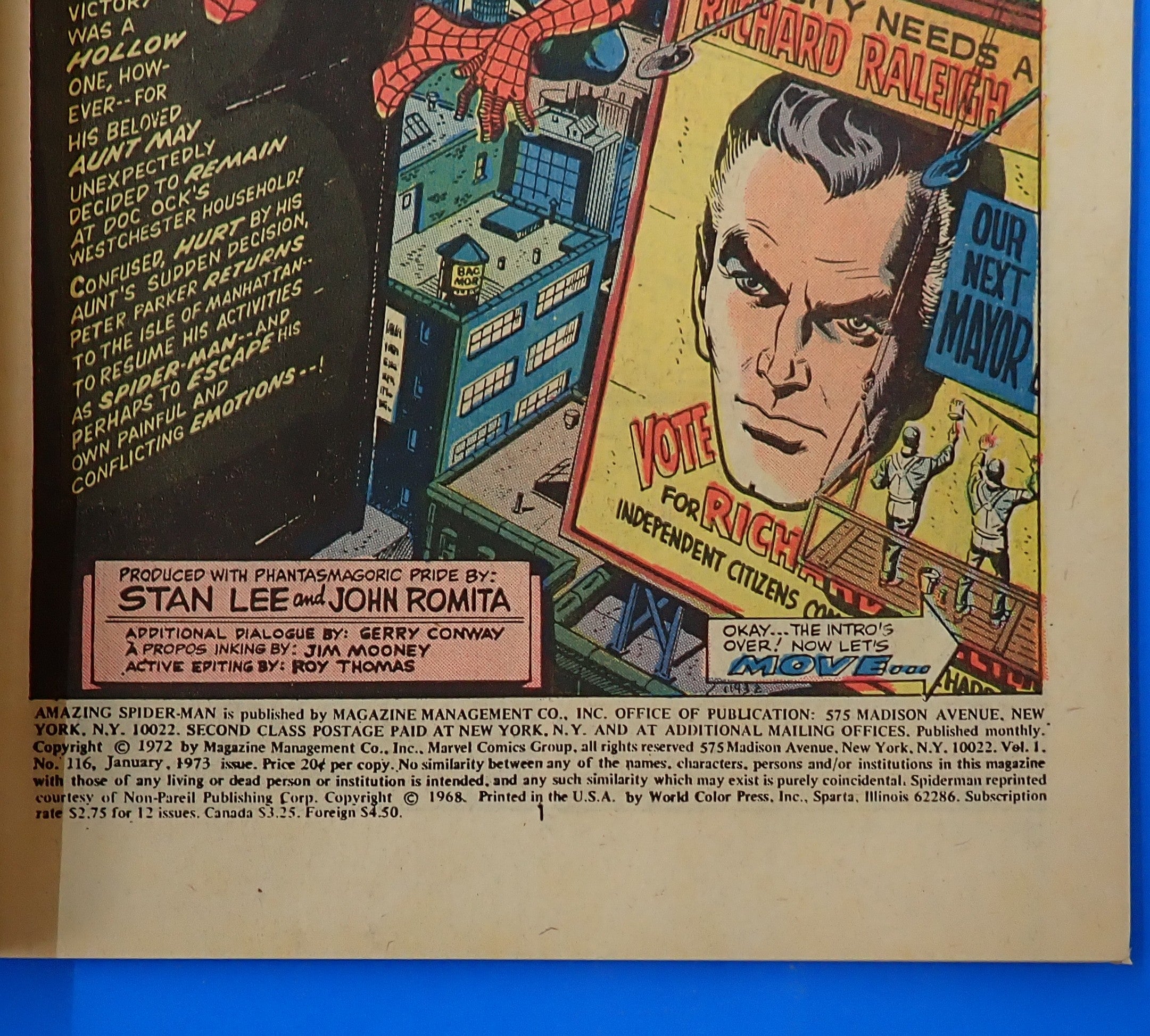 Amazing Spider-Man #116 (1972) - FN (5.5) - Bronze Age Issue