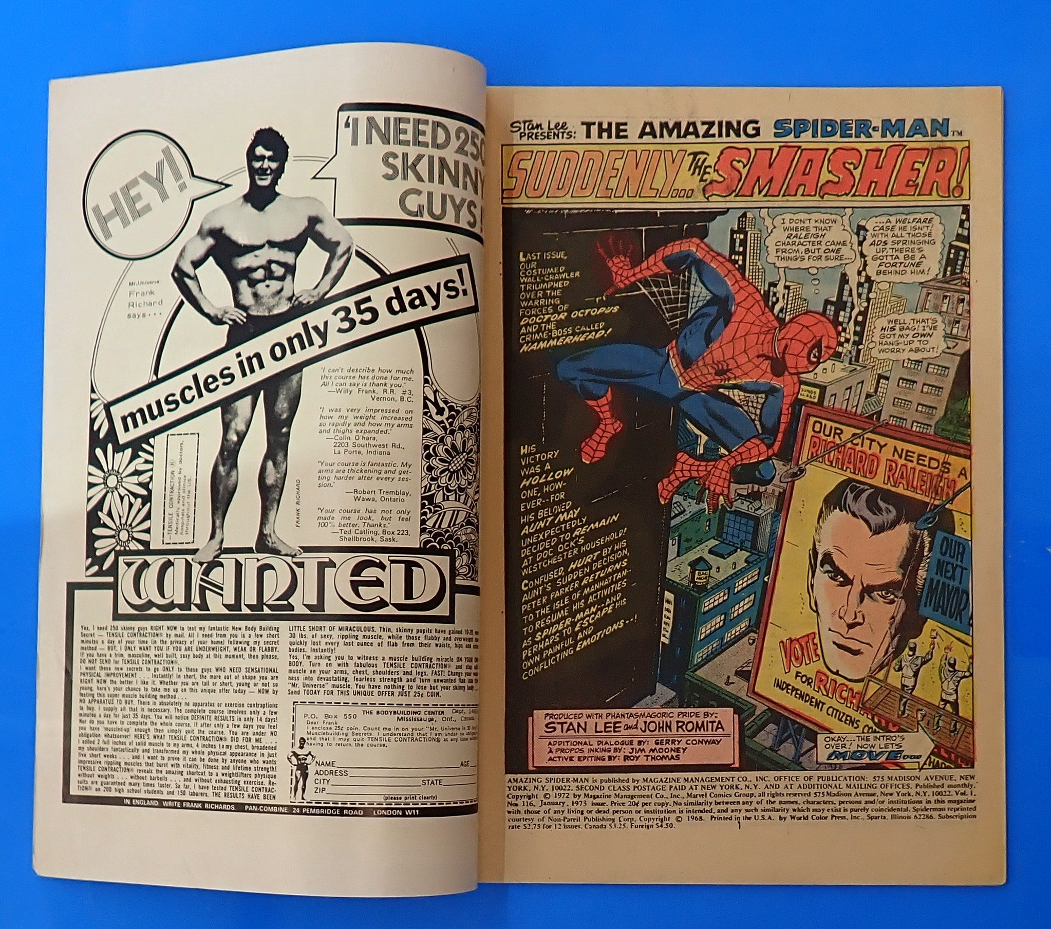 Amazing Spider-Man #116 (1972) - VG+/FN (4.5-5.0) - Bronze Age Issue