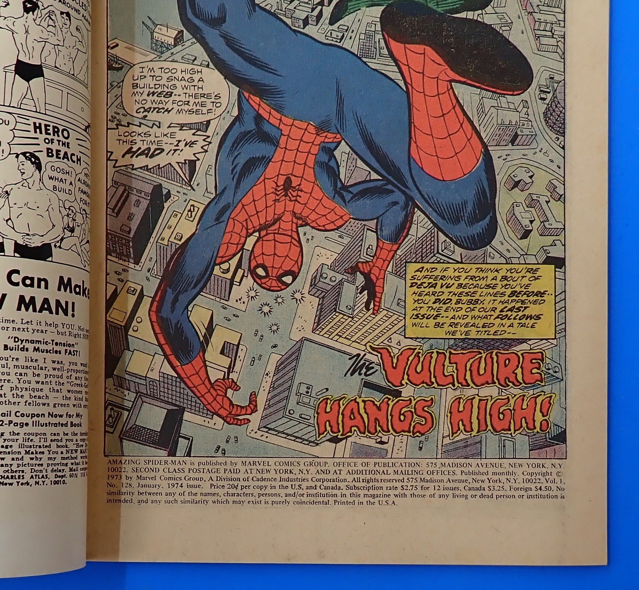 Amazing Spider-Man #128 (1974) - FN/FN- (5.5-6.0) - Origin/Final App. 3rd Vulture