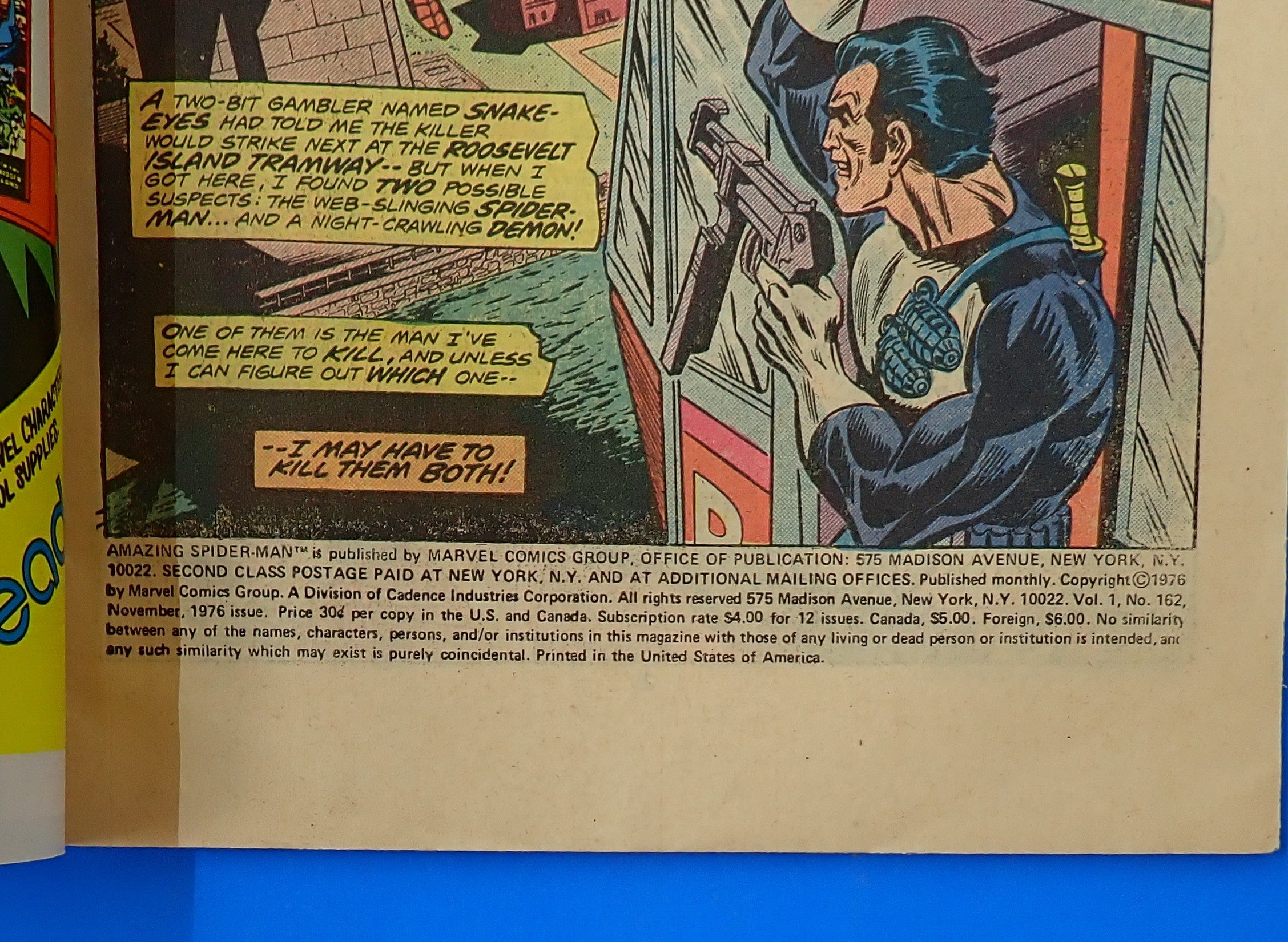 Amazing Spider-Man #162 (1976) - FN (6.0) - 1st App. Jigsaw