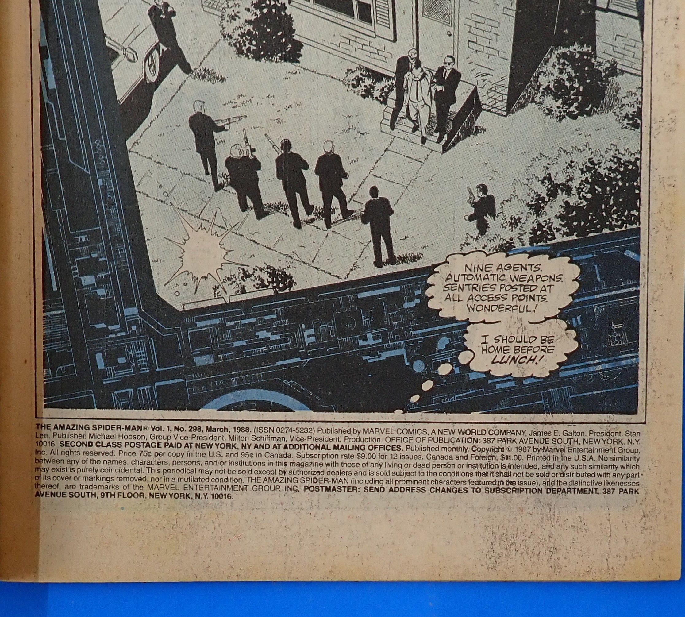 Amazing Spider-Man #298 (1988) - GD+/VG (2.5-3.0) - 1st Cameo App. Venom