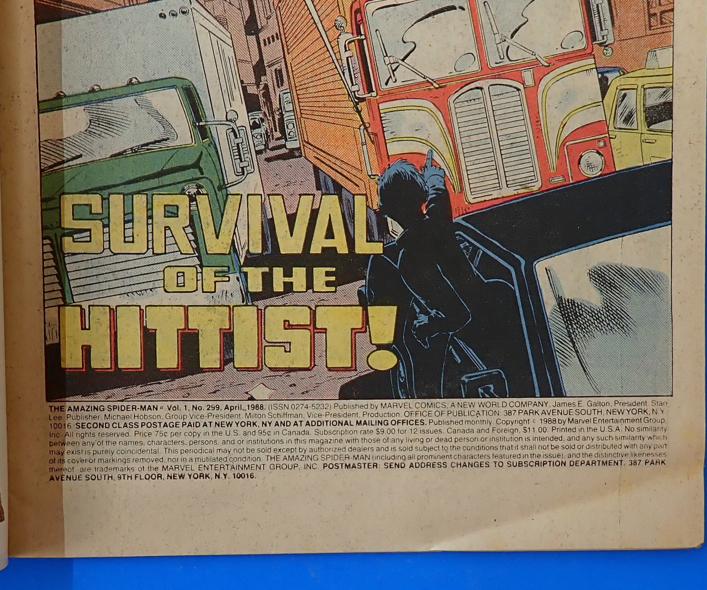 Amazing Spider-Man #299 (1988) - VG/VG+ (3.5-4.0) - 2nd Cameo App. Venom