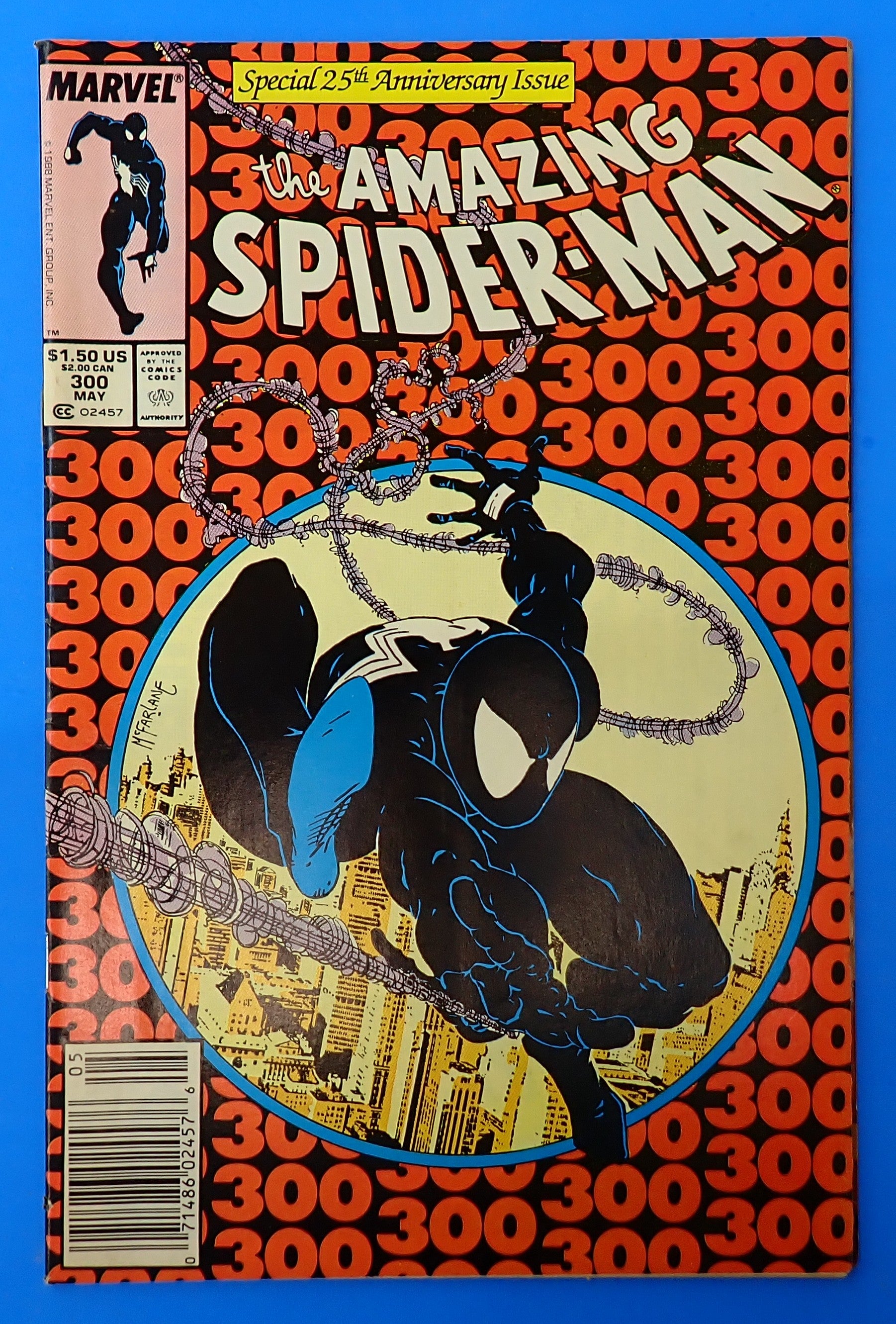 Amazing Spider-Man #300 (1988) - FN/VF- (7.0-7.5) - 1st Full App. Venom